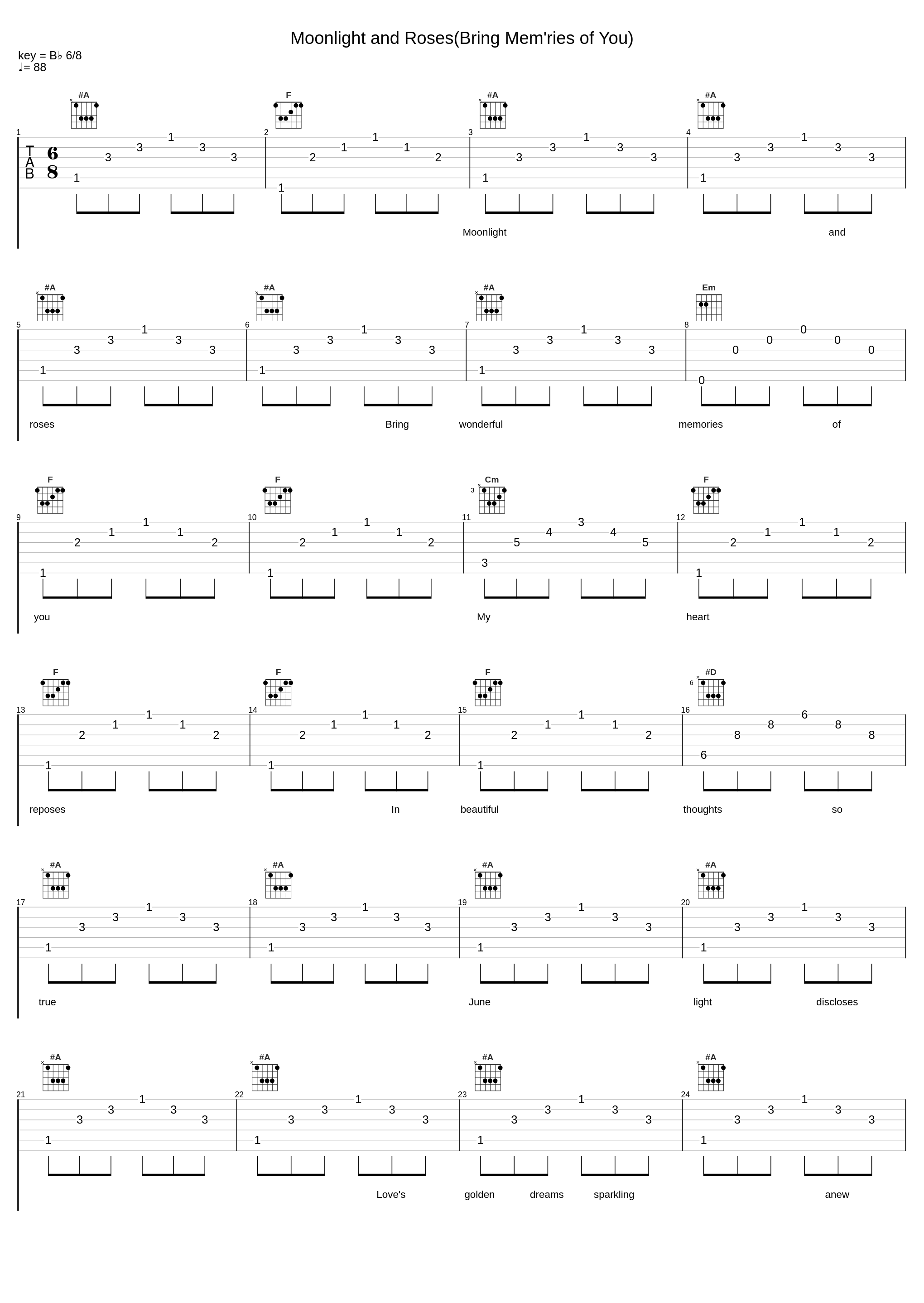 Moonlight and Roses(Bring Mem'ries of You)_Bonnie Guitar_1