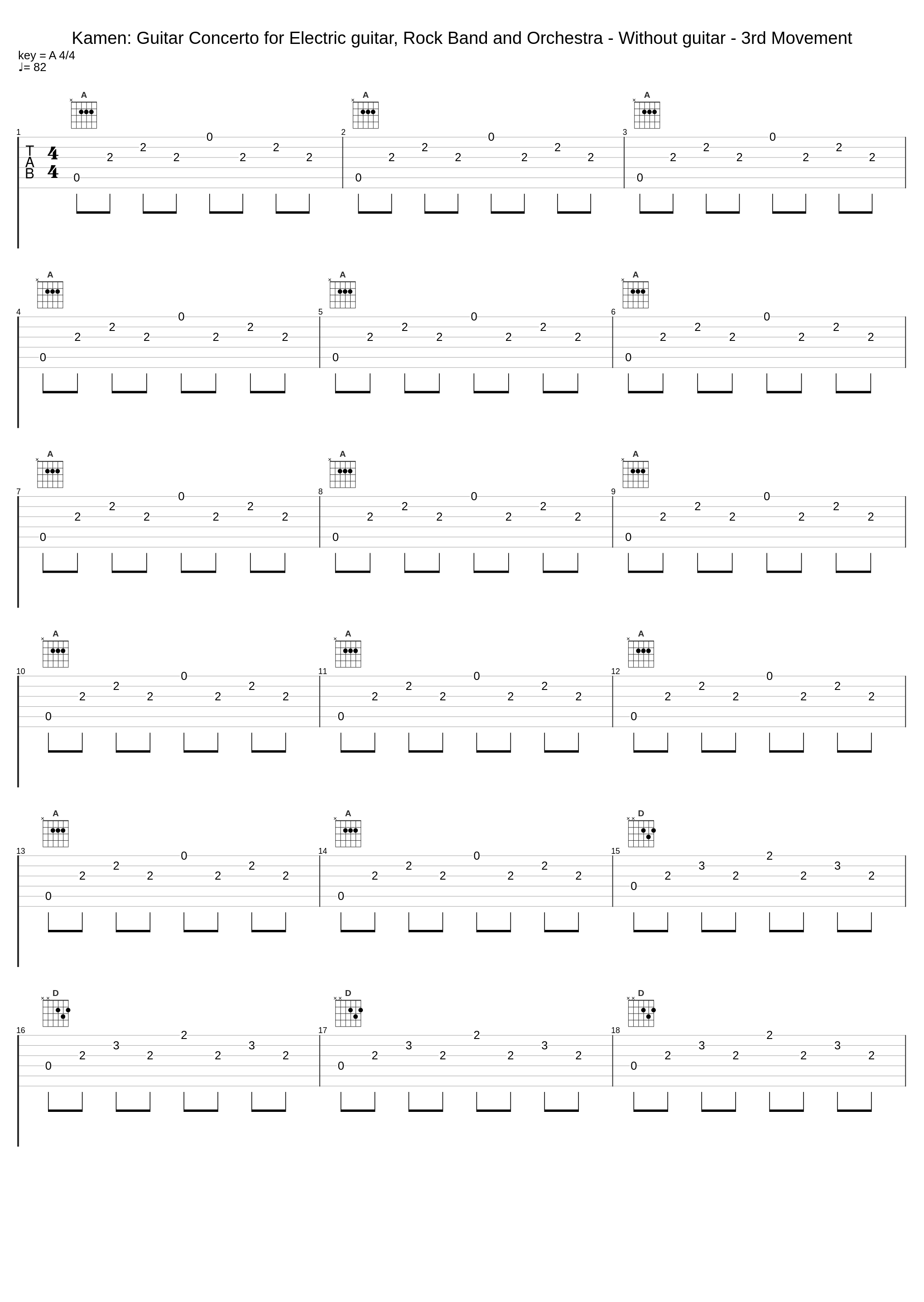 Kamen: Guitar Concerto for Electric guitar, Rock Band and Orchestra - Without guitar - 3rd Movement_National Philharmonic Orchestra,Michael Kamen_1