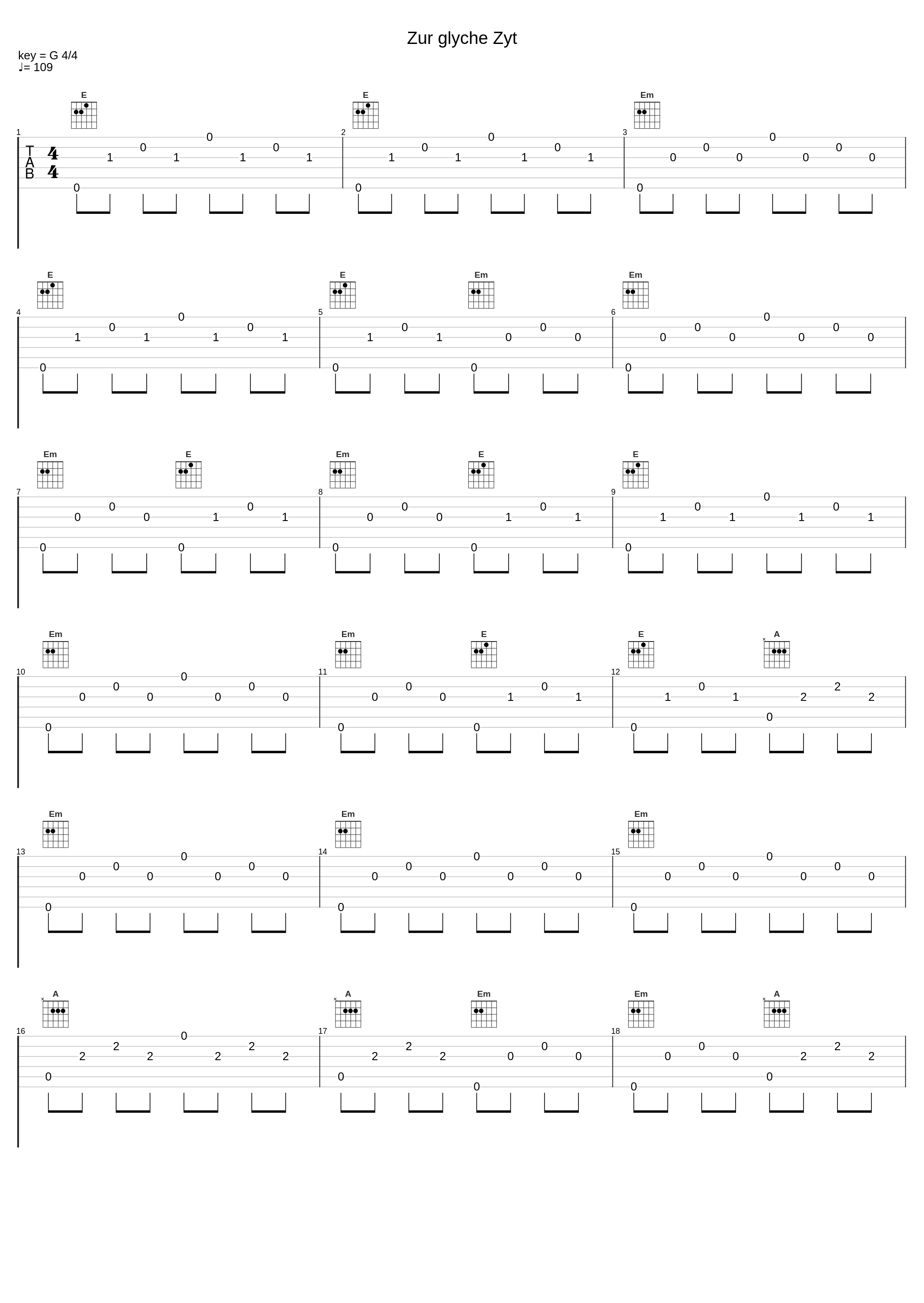 Zur glyche Zyt_Span_1