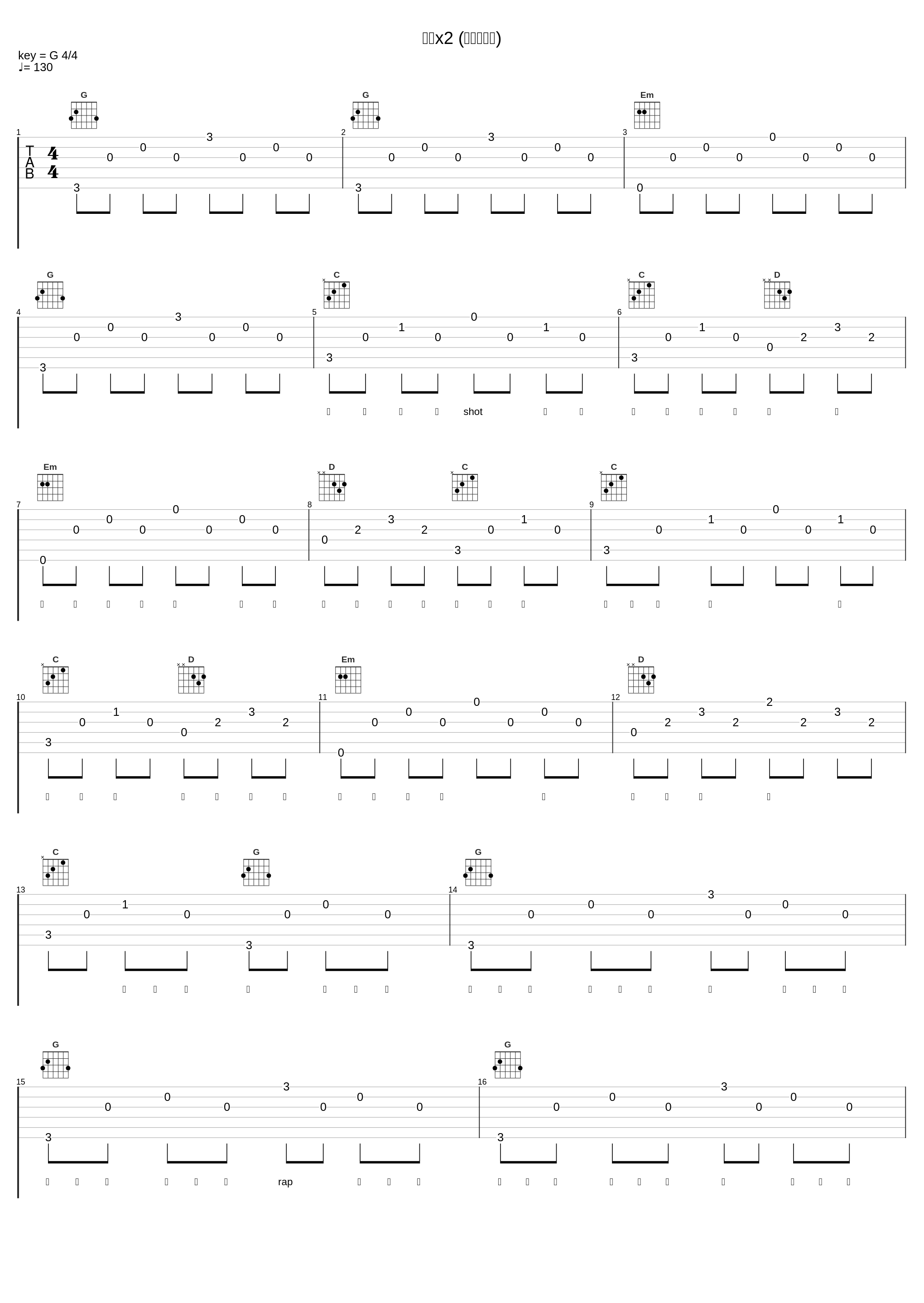 嘣嘣x2 (心跳在嘣嘣)_MC光光,Lil Howcy,SALLY李莎丽,Taisheng Music_1