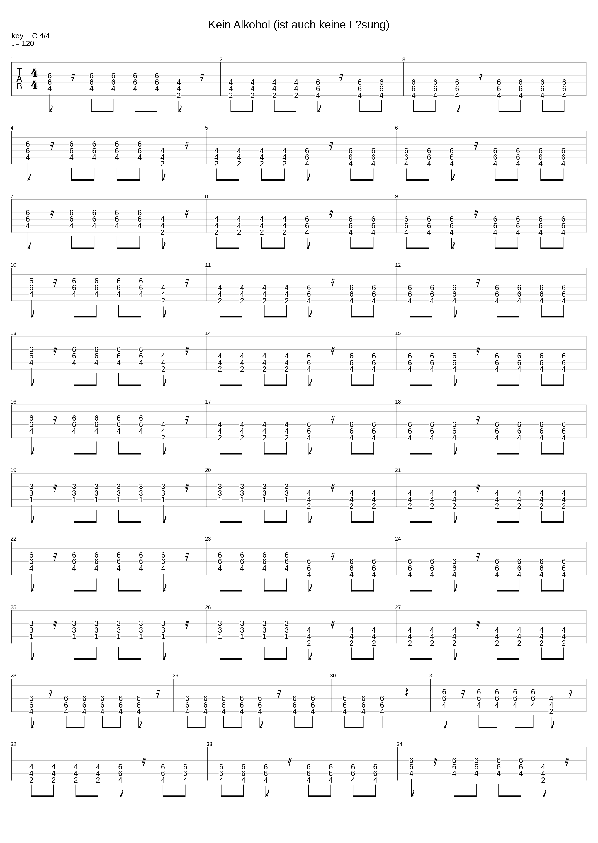 Kein Alkohol_Die Toten Hosen_1