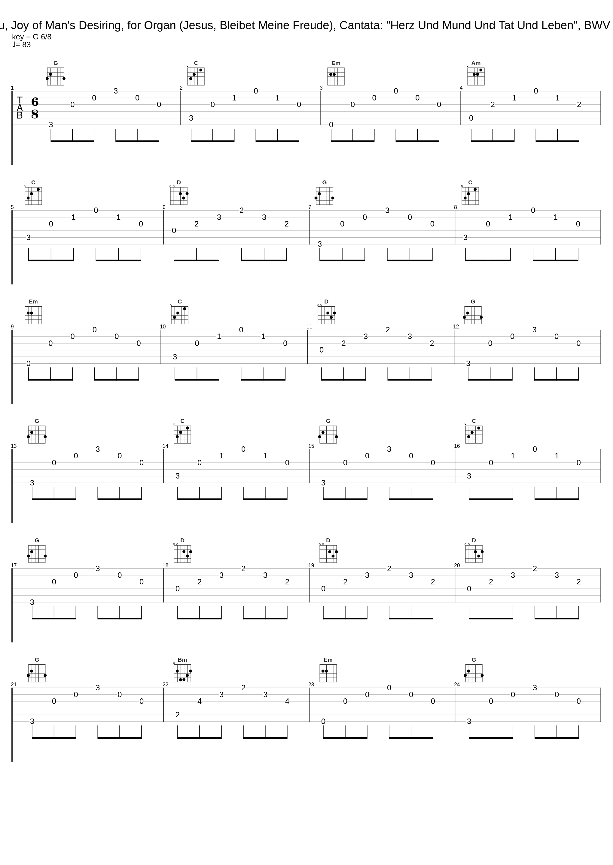 Jesu, Joy of Man's Desiring, for Organ (Jesus, Bleibet Meine Freude), Cantata: "Herz Und Mund Und Tat Und Leben", BWV 147_Vivaldi Chamber Orchestra_1