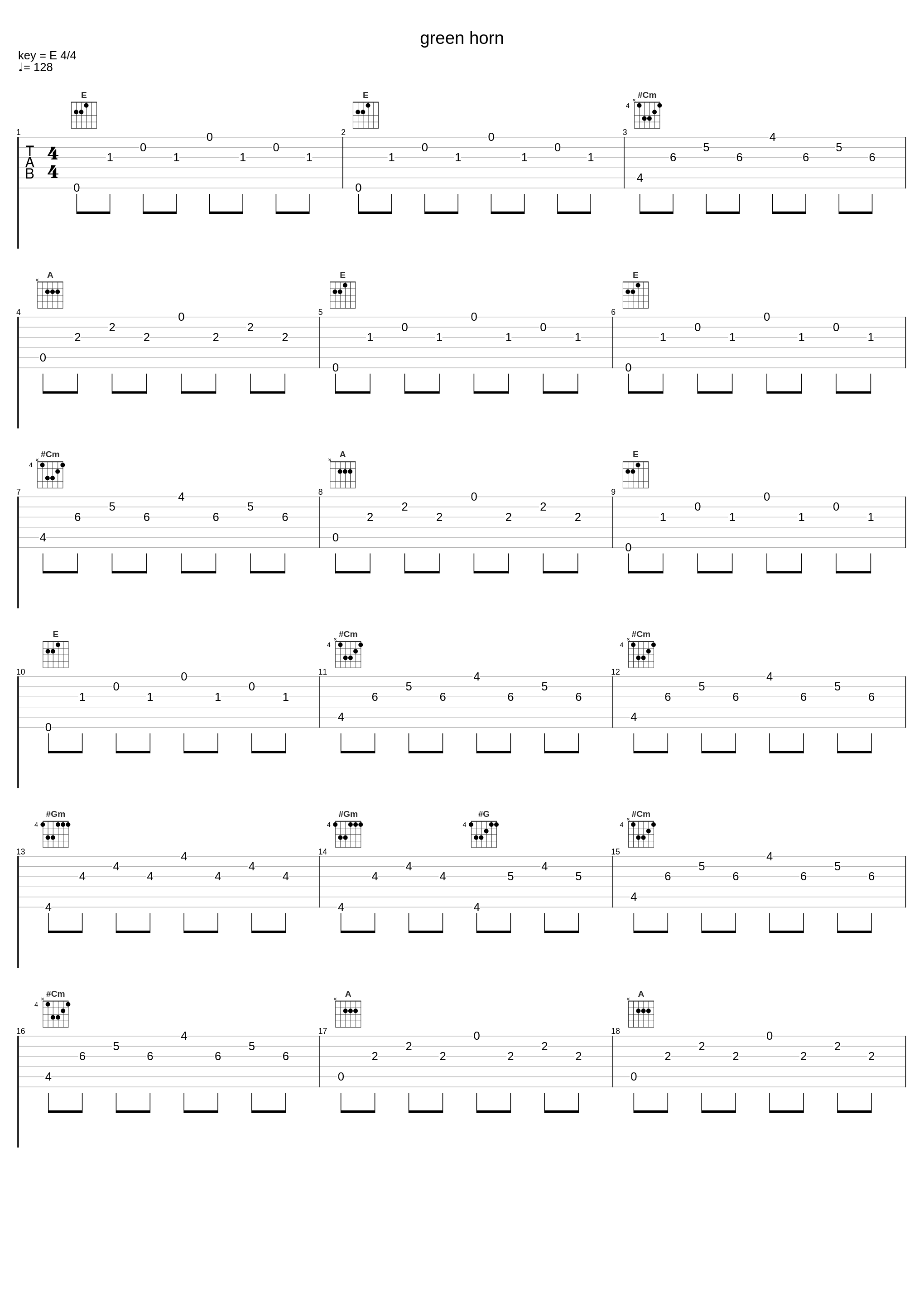 green horn_V.A._1