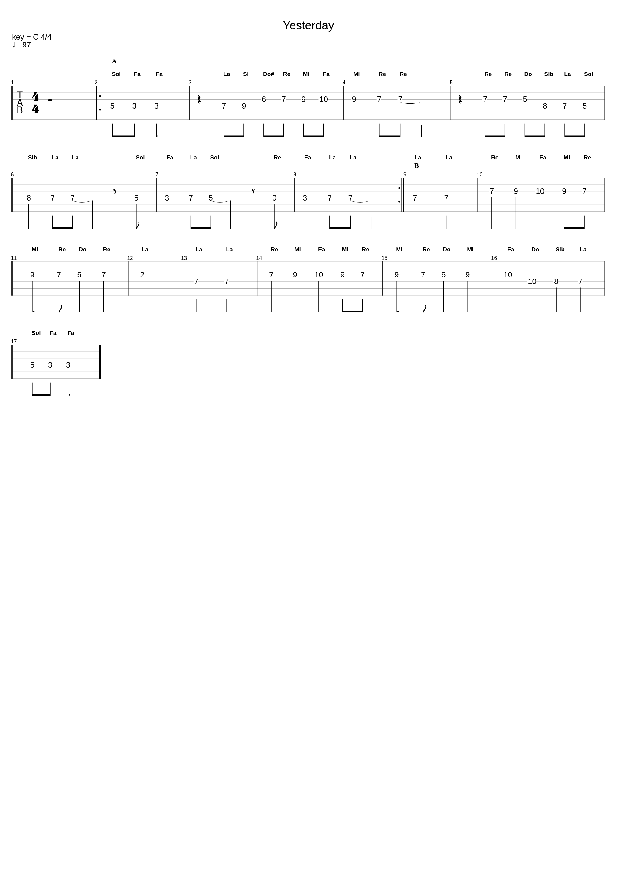 Yesterday_Clase De Música_1