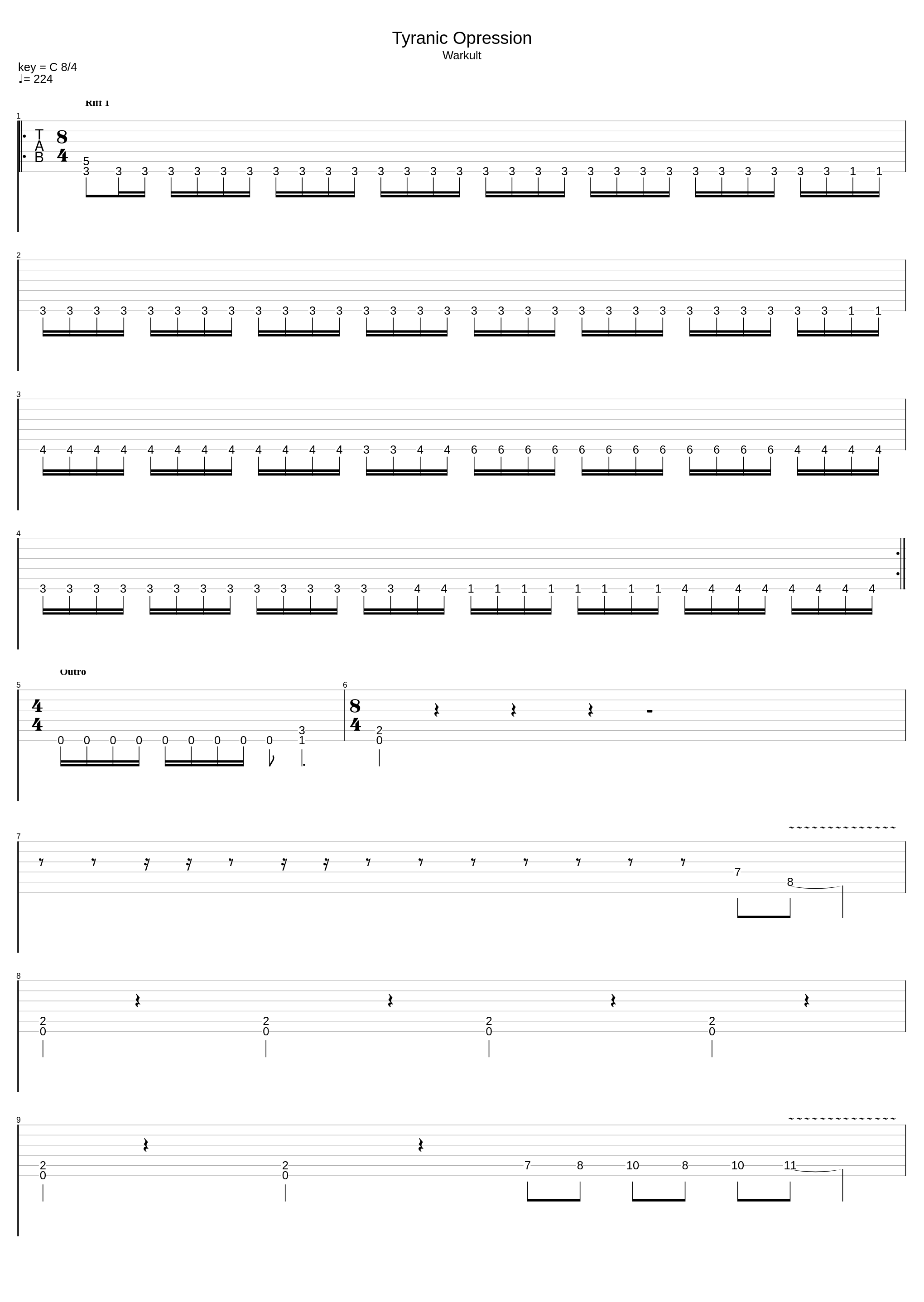 Tyrannic Oppression_Malevolent Creation_1
