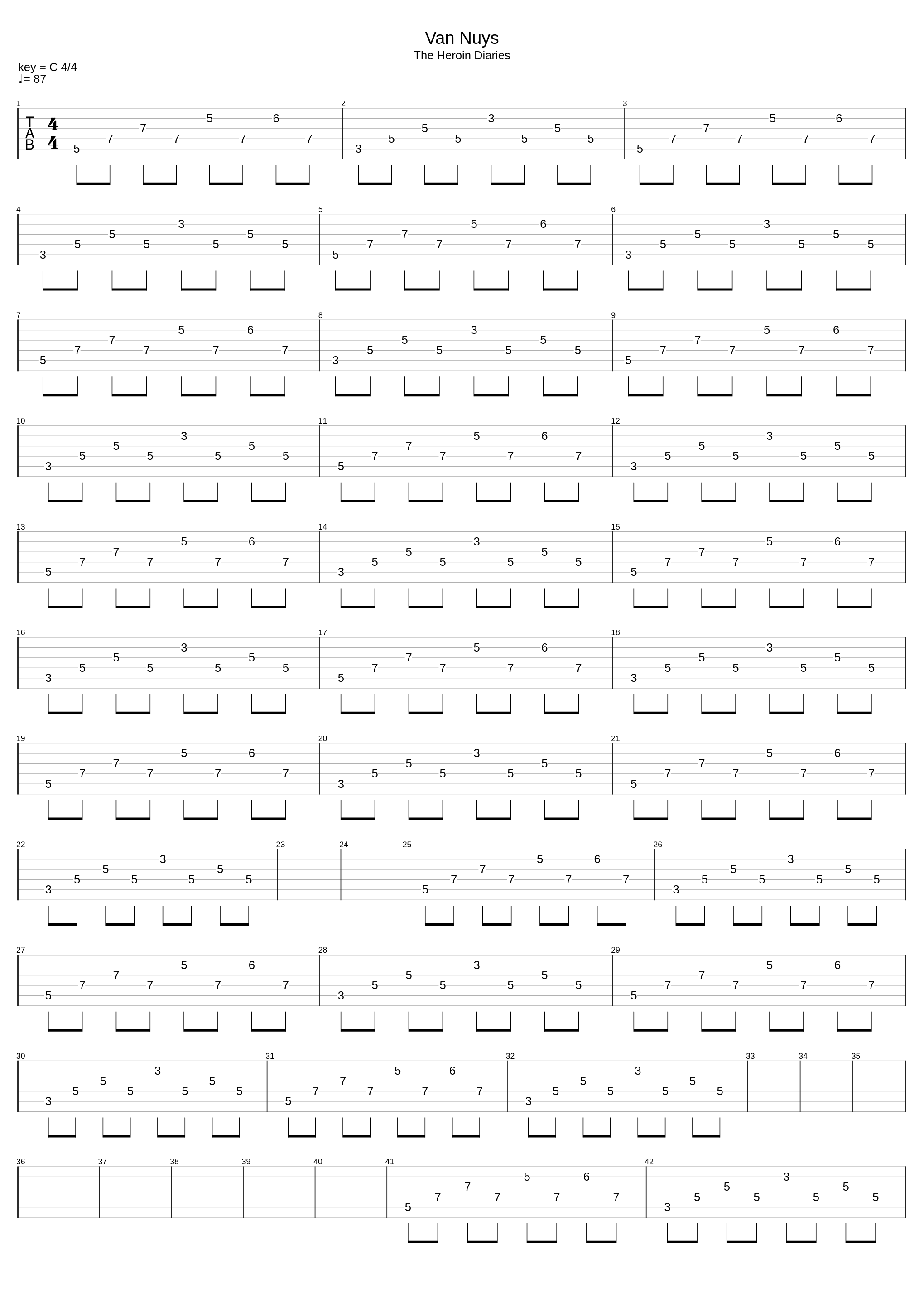 Van Nuys_Sixx: A.M._1