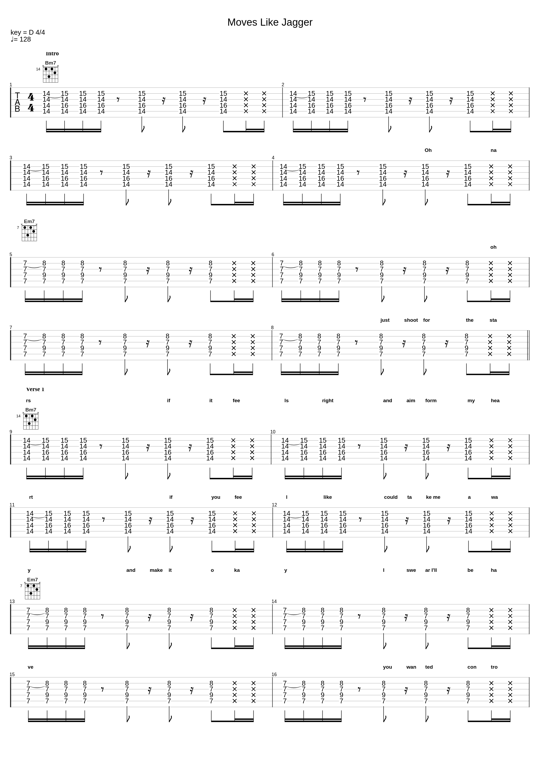 Move Likes Jagger - Extracto_Clase De Música_1