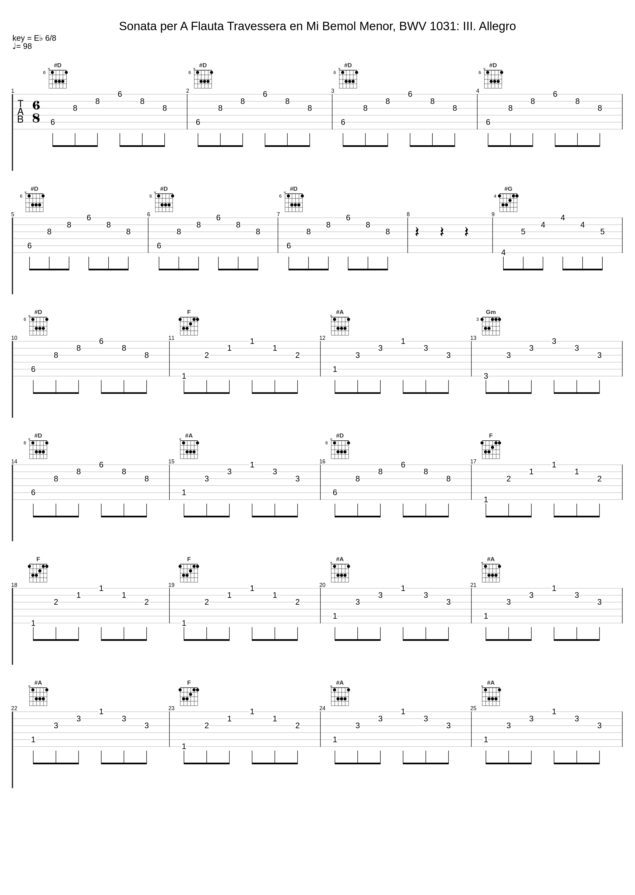 Sonata per A Flauta Travessera en Mi Bemol Menor, BWV 1031: III. Allegro_Ramon Closa,Mònica Carvajal_1