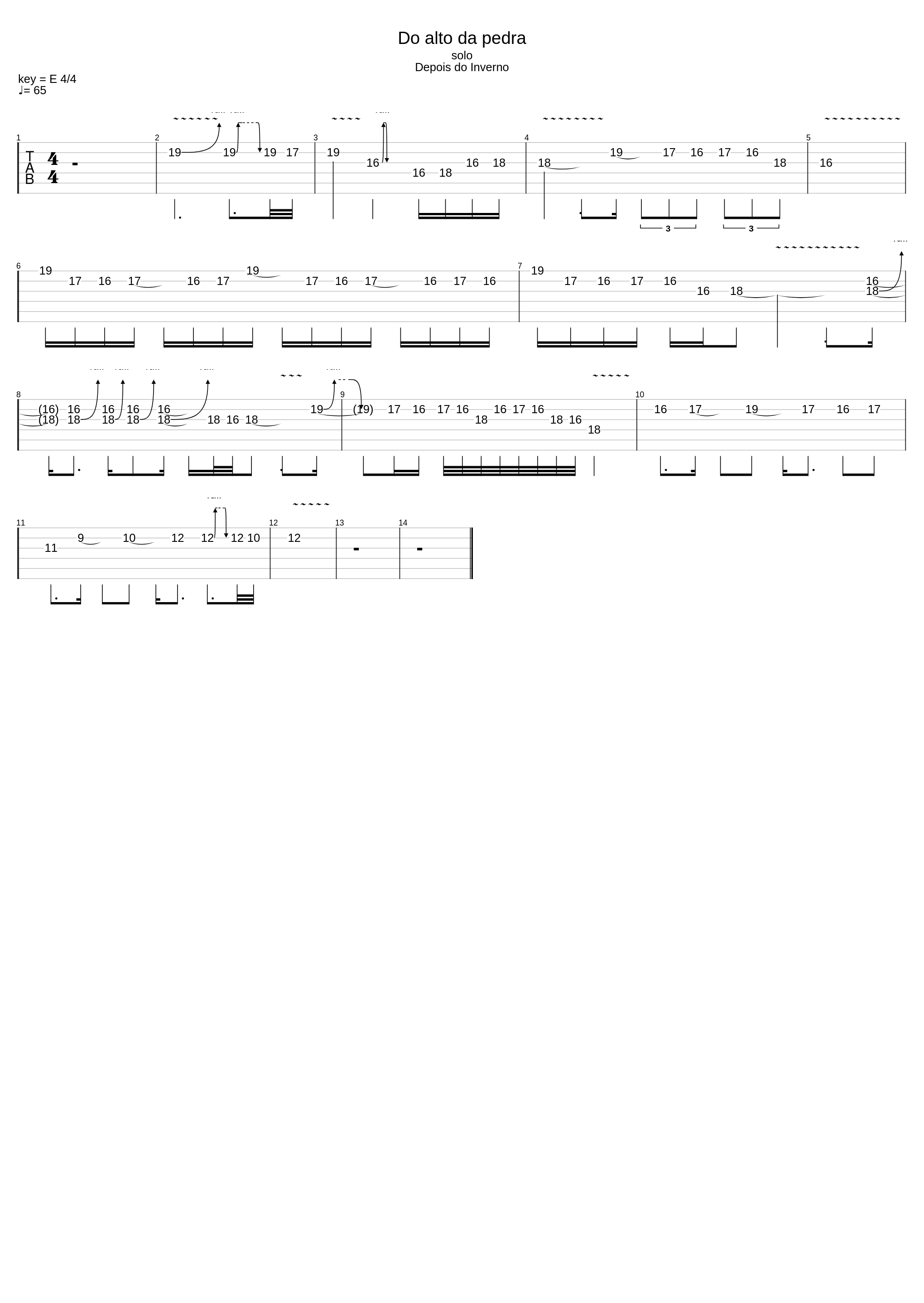 Do Alto Da Pedra (Solo)_Rosa De Saron_1