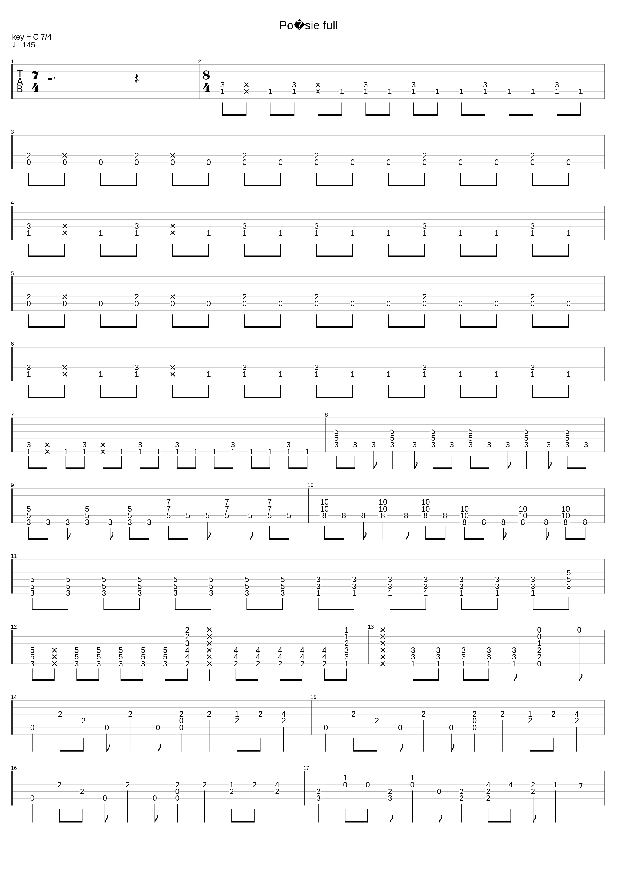 Chanson Hard Rock (Poésie)_Les Inconnus_1