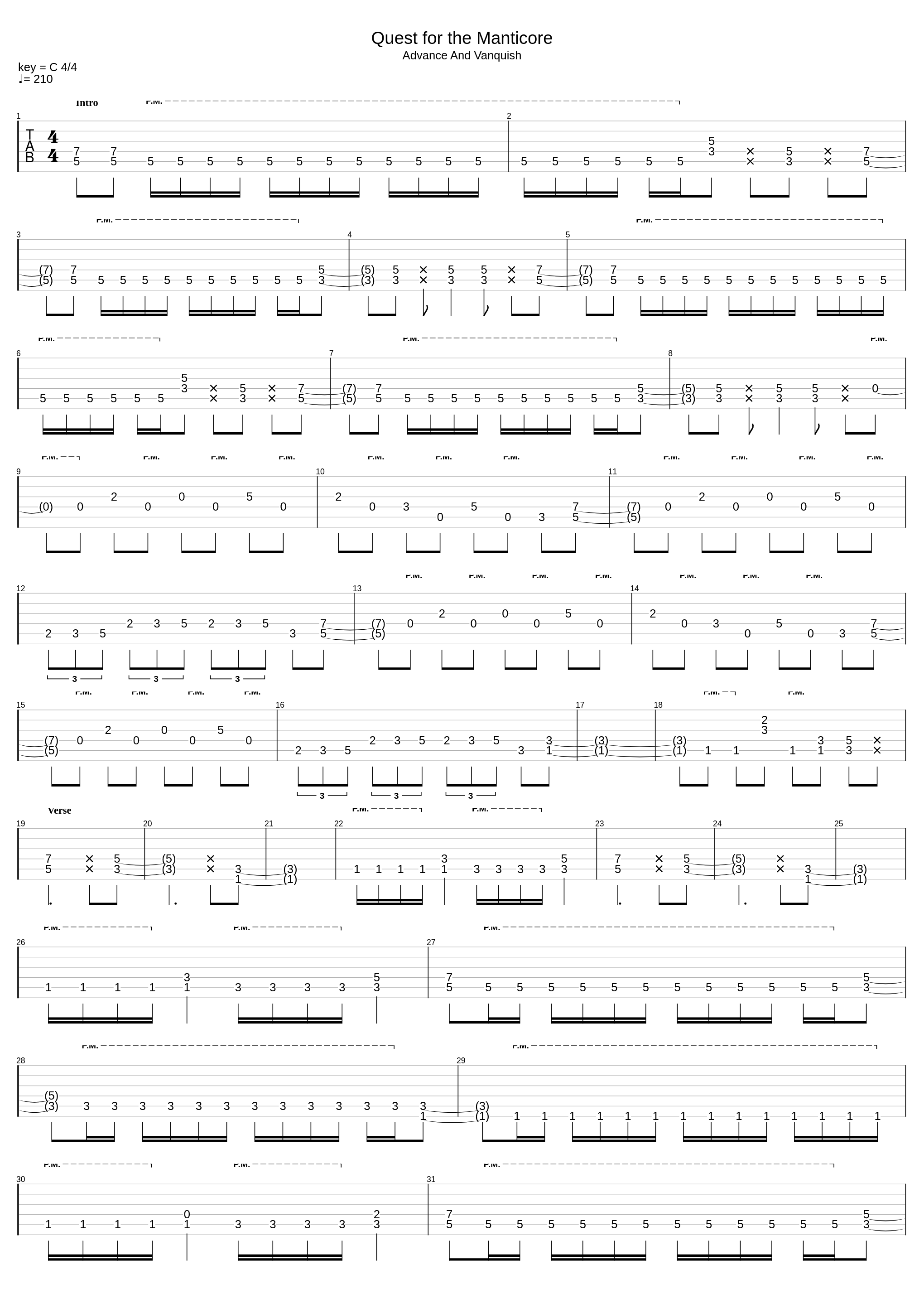 Quest For The Manticore_3 Inches Of Blood_1