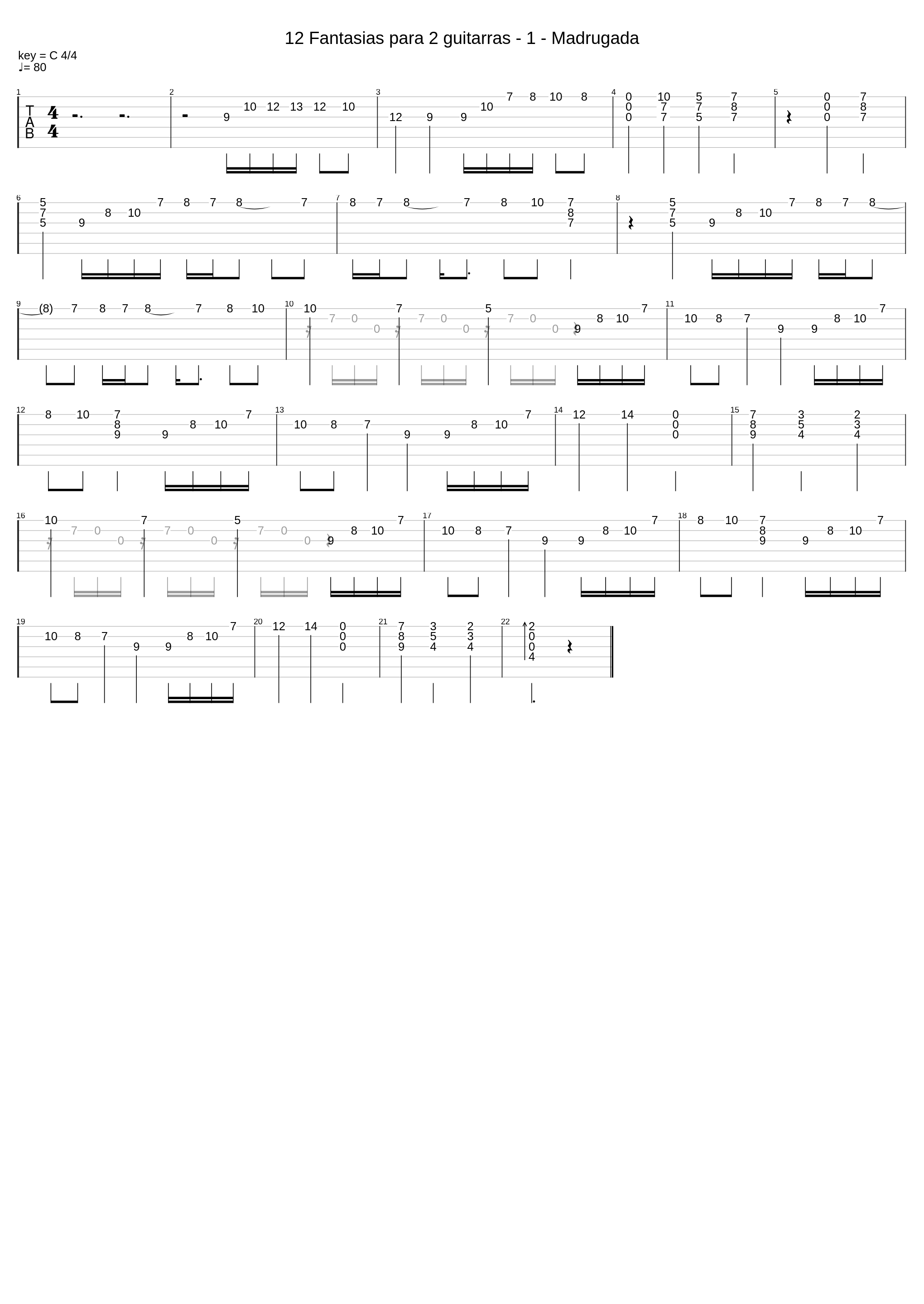 12 Fantasias Para 2 Guitarras 01 Madrugada_Jaime M Zenamon_1