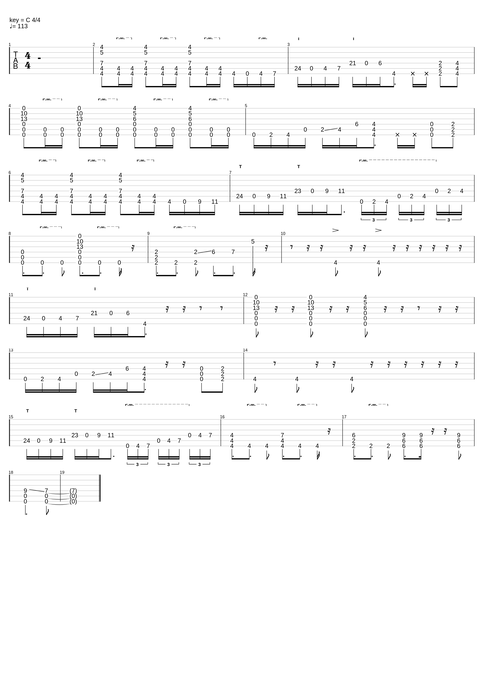 Melodic 6 String Riff_Benboiben_1