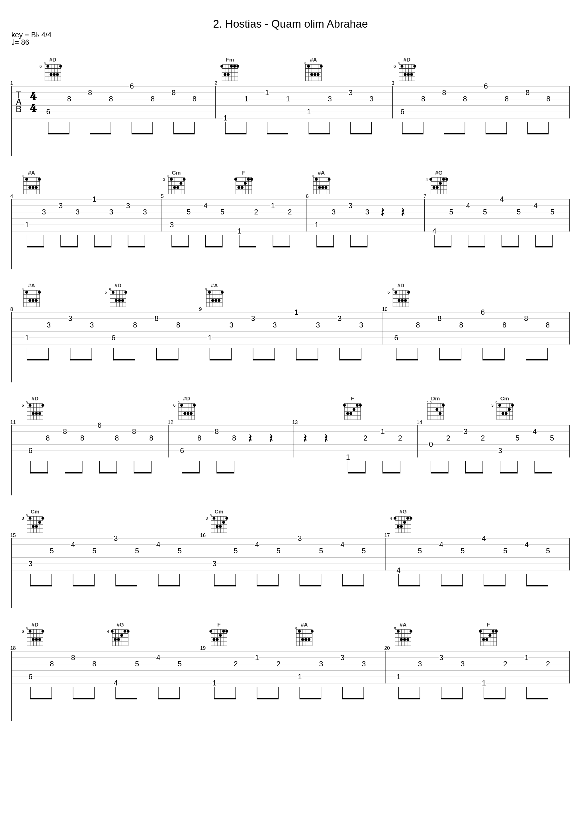 2. Hostias - Quam olim Abrahae_Franz Welser-Möst_1