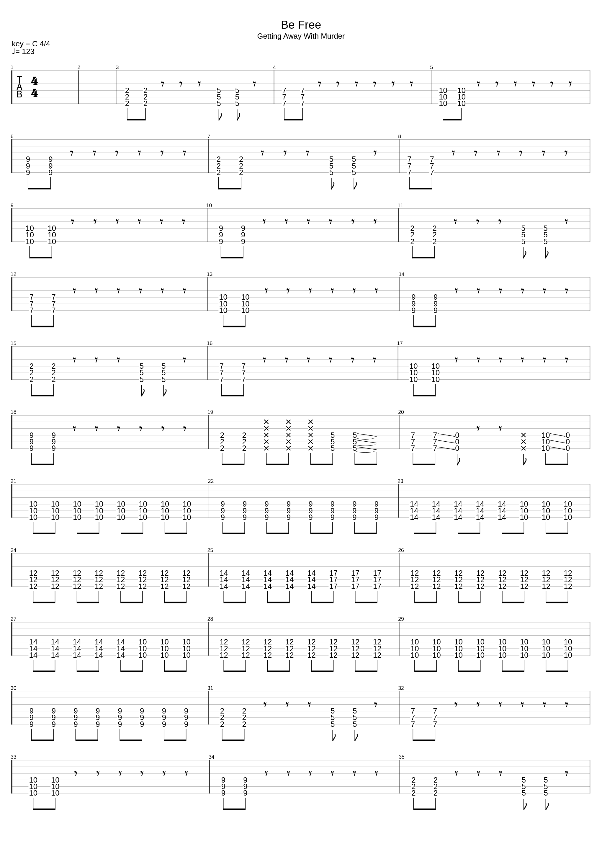 Be Free_Papa Roach_1