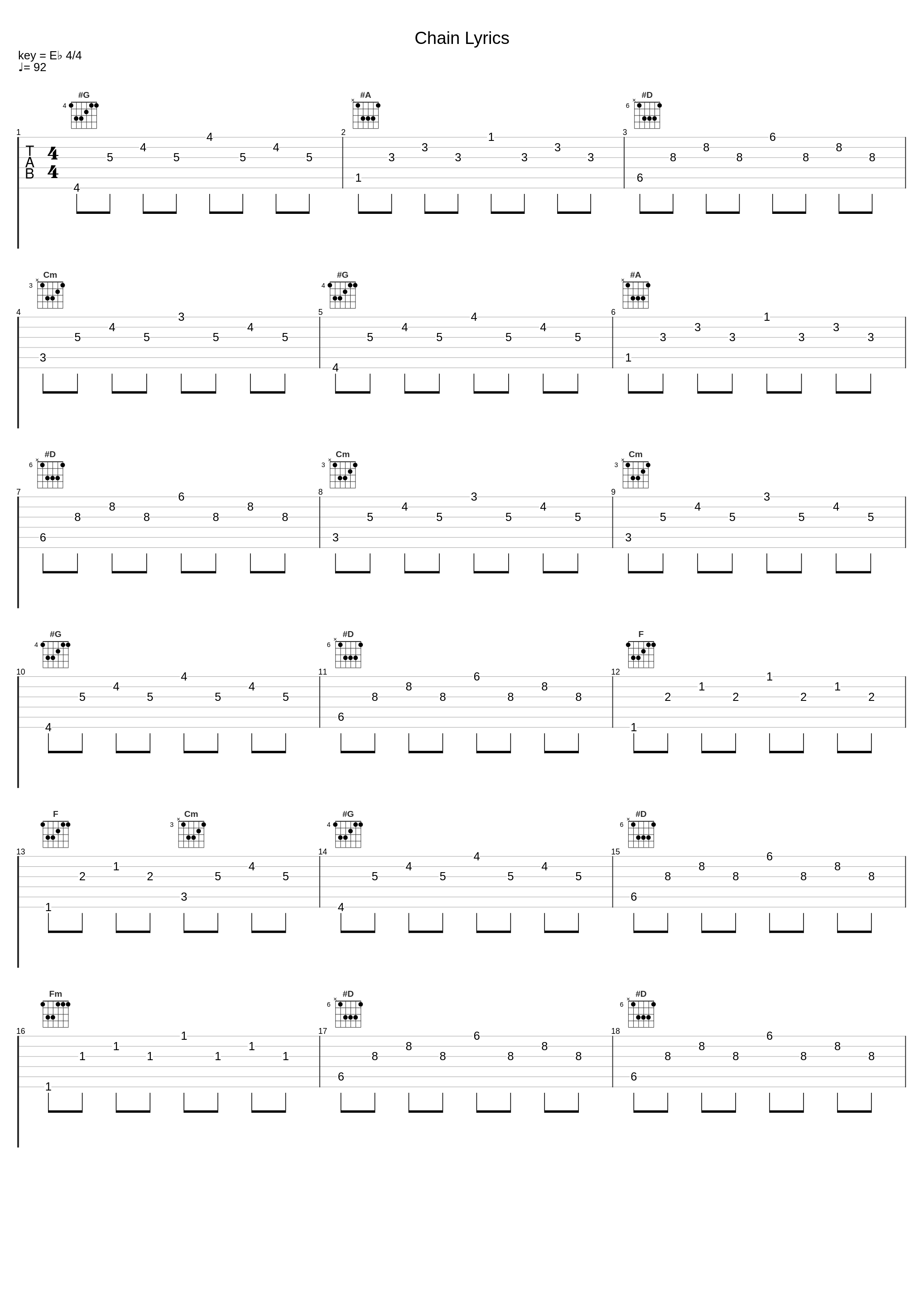 Chain Lyrics_RAM WIRE_1