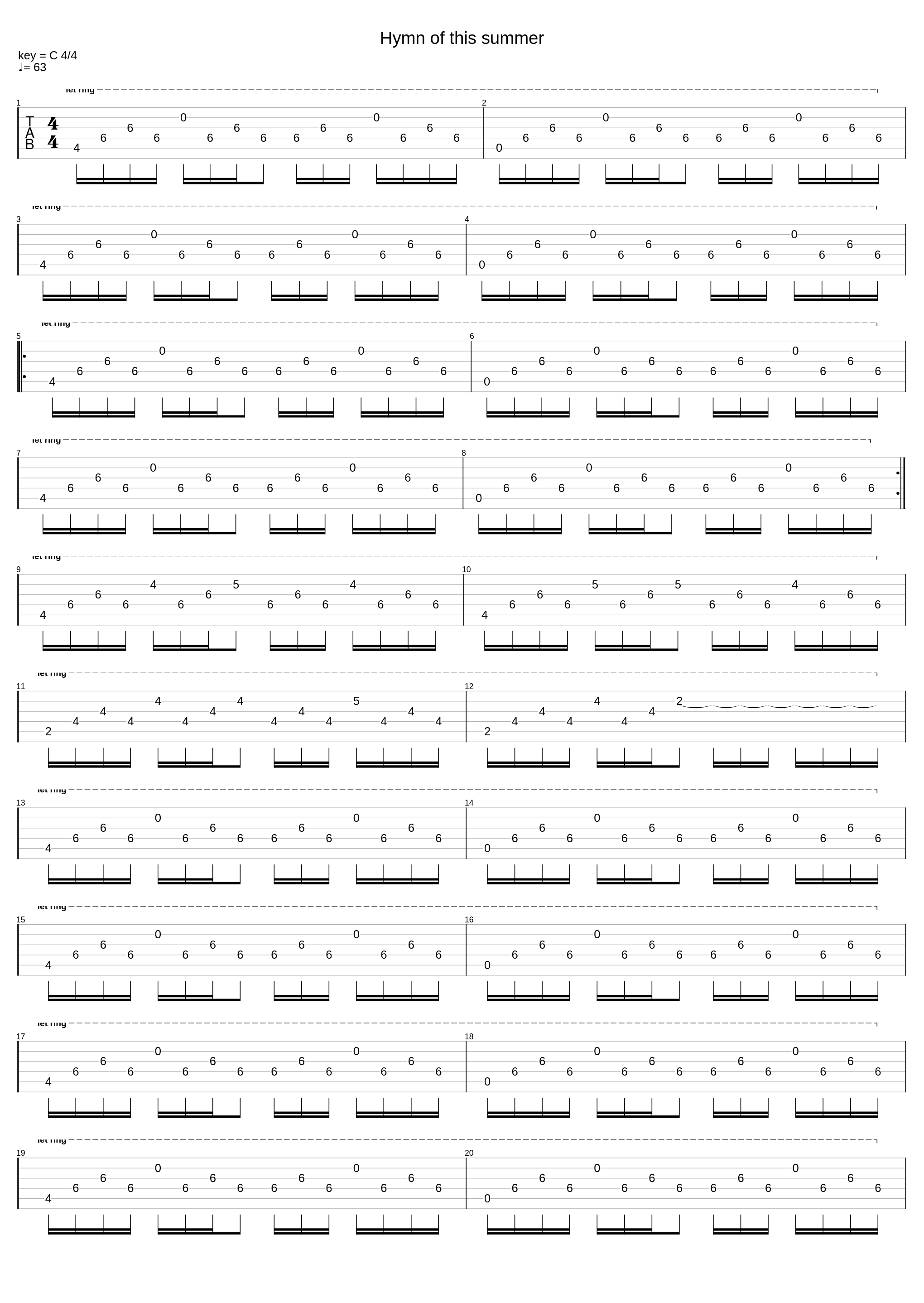 Hymn For This Summer (Original)_Unnamed Band_1