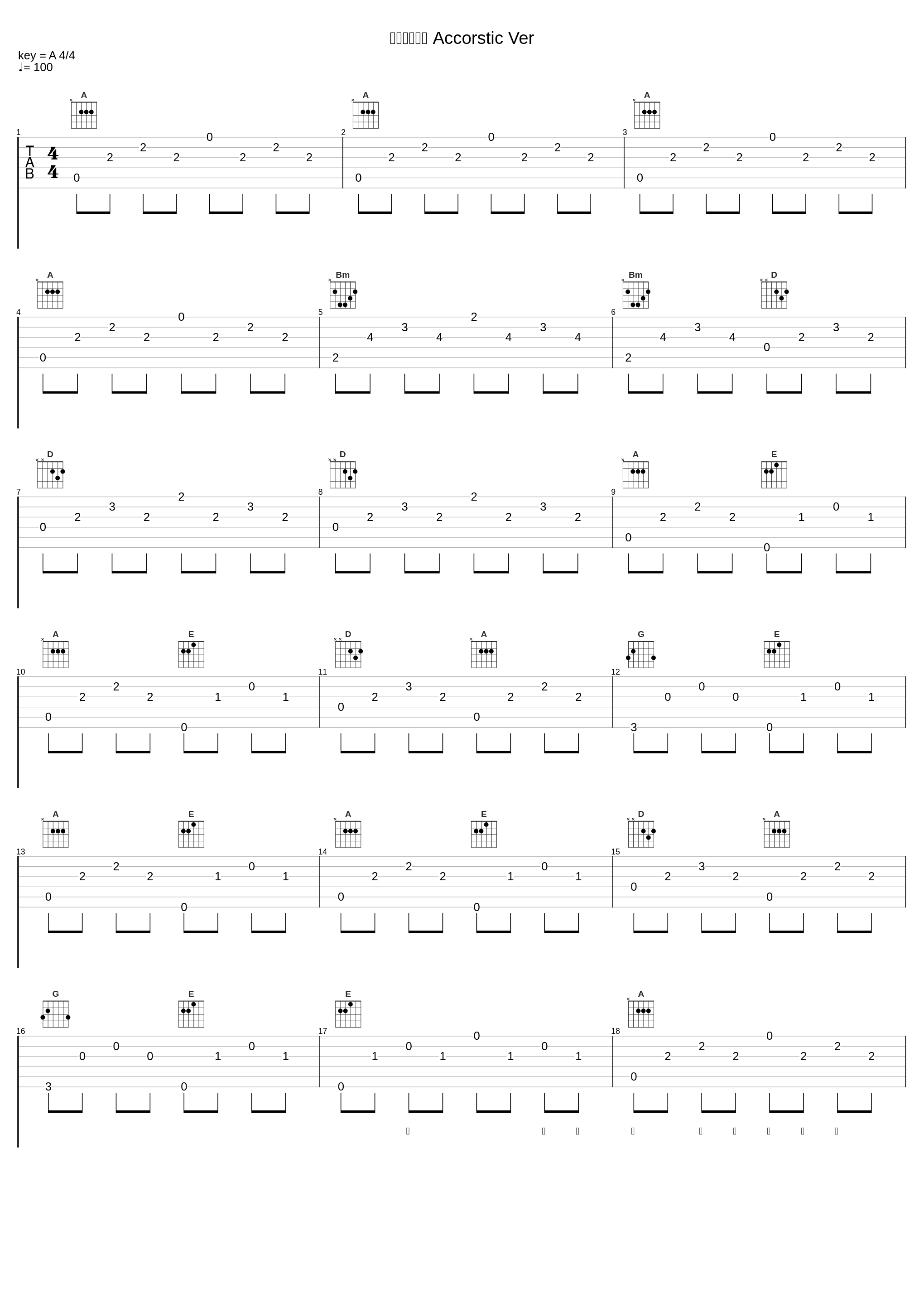 君がいたから Accorstic Ver_Field of View_1