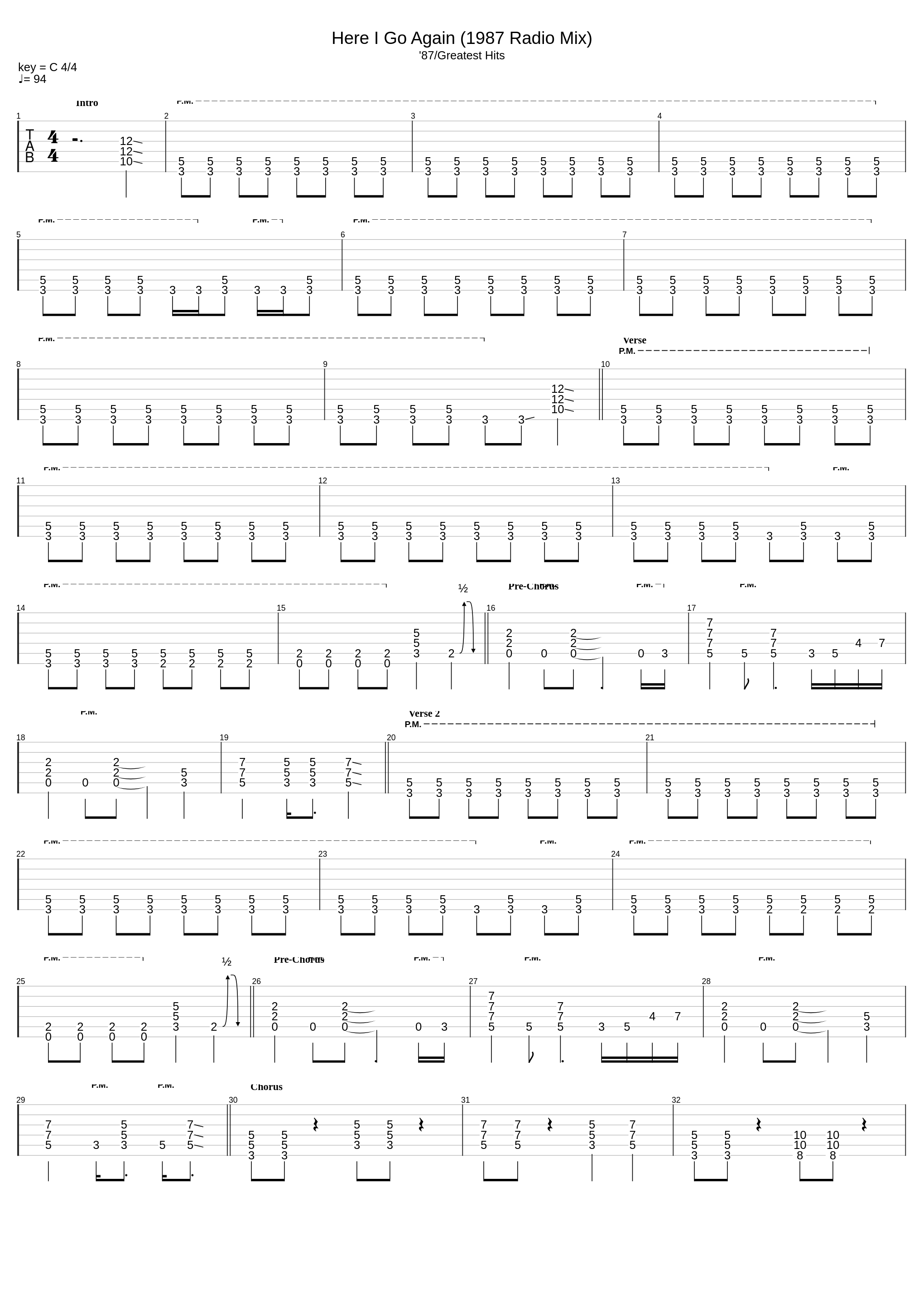 Here I Go Again (1987_radio_mix_version)_Whitesnake_1