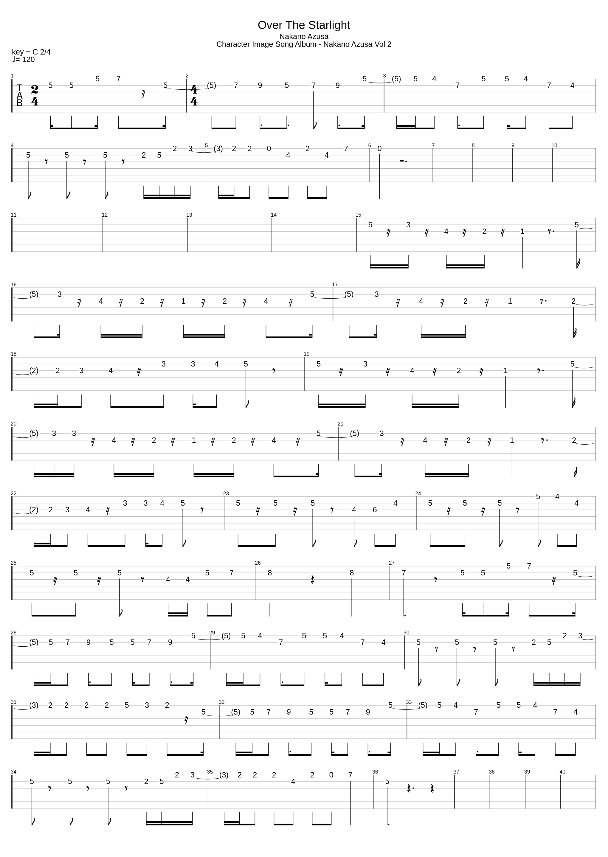 Over The Starlight_K-On!!_1