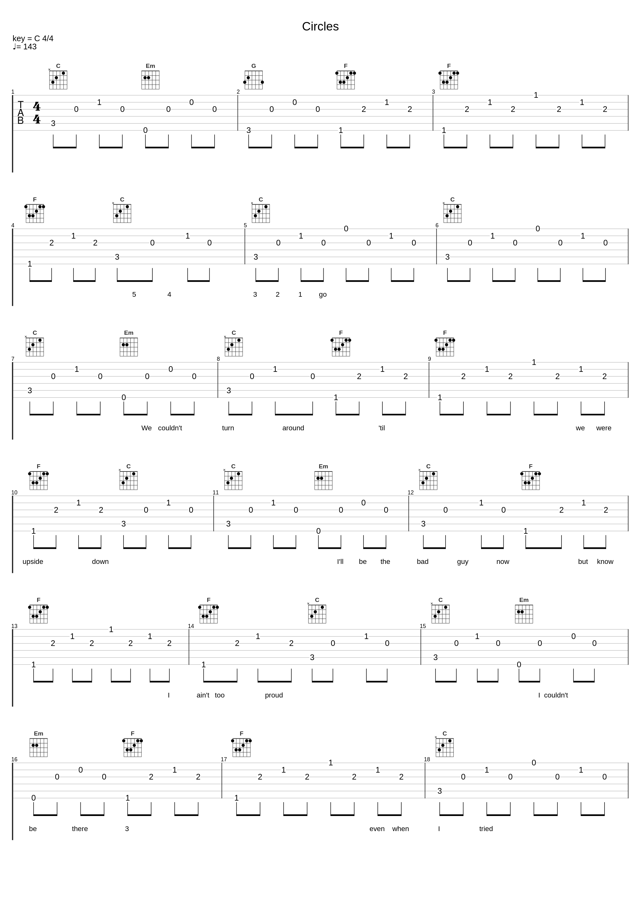 Circles_Tabata Songs_1