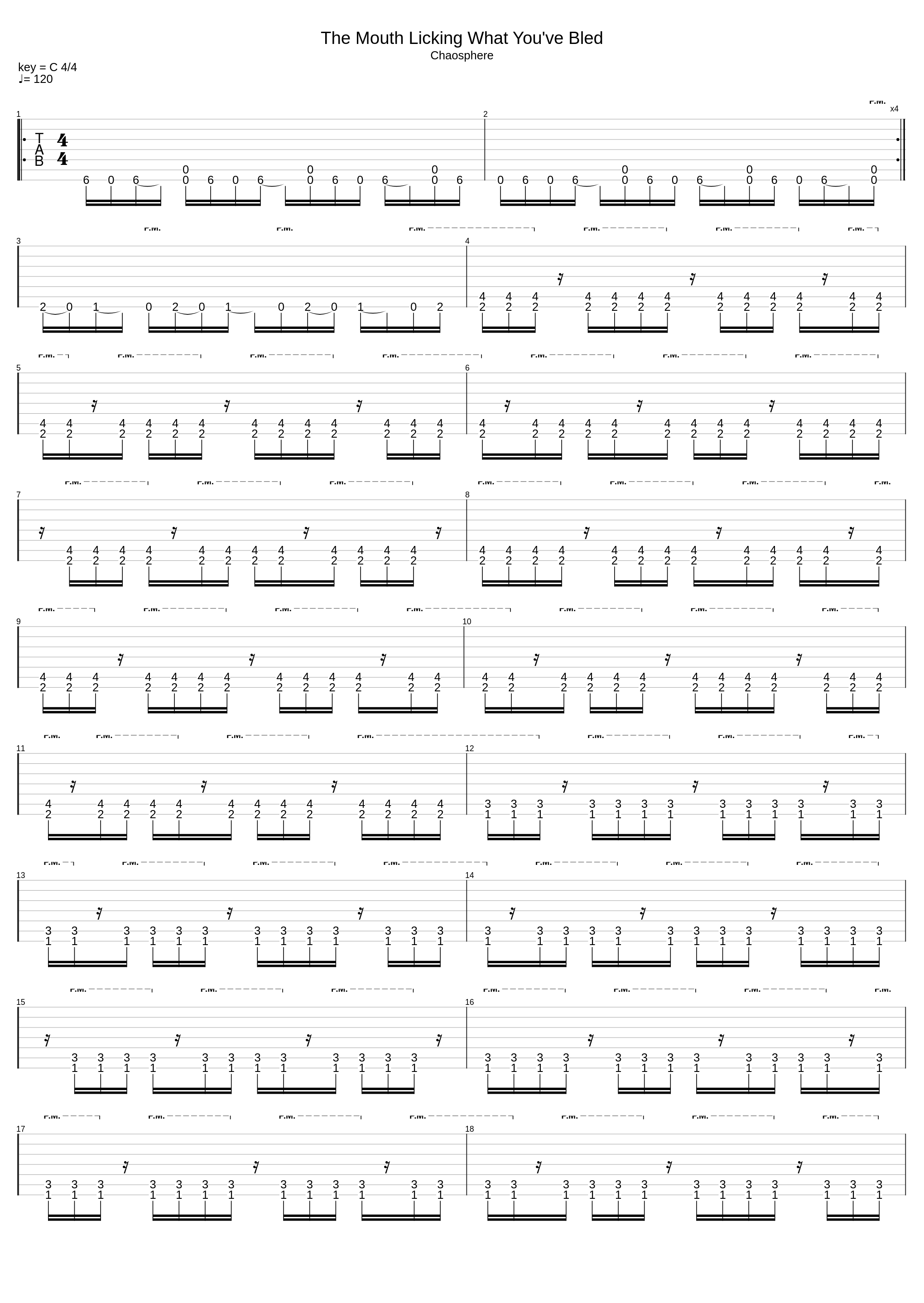 The Mouth Licking What You've Bled_Meshuggah_1