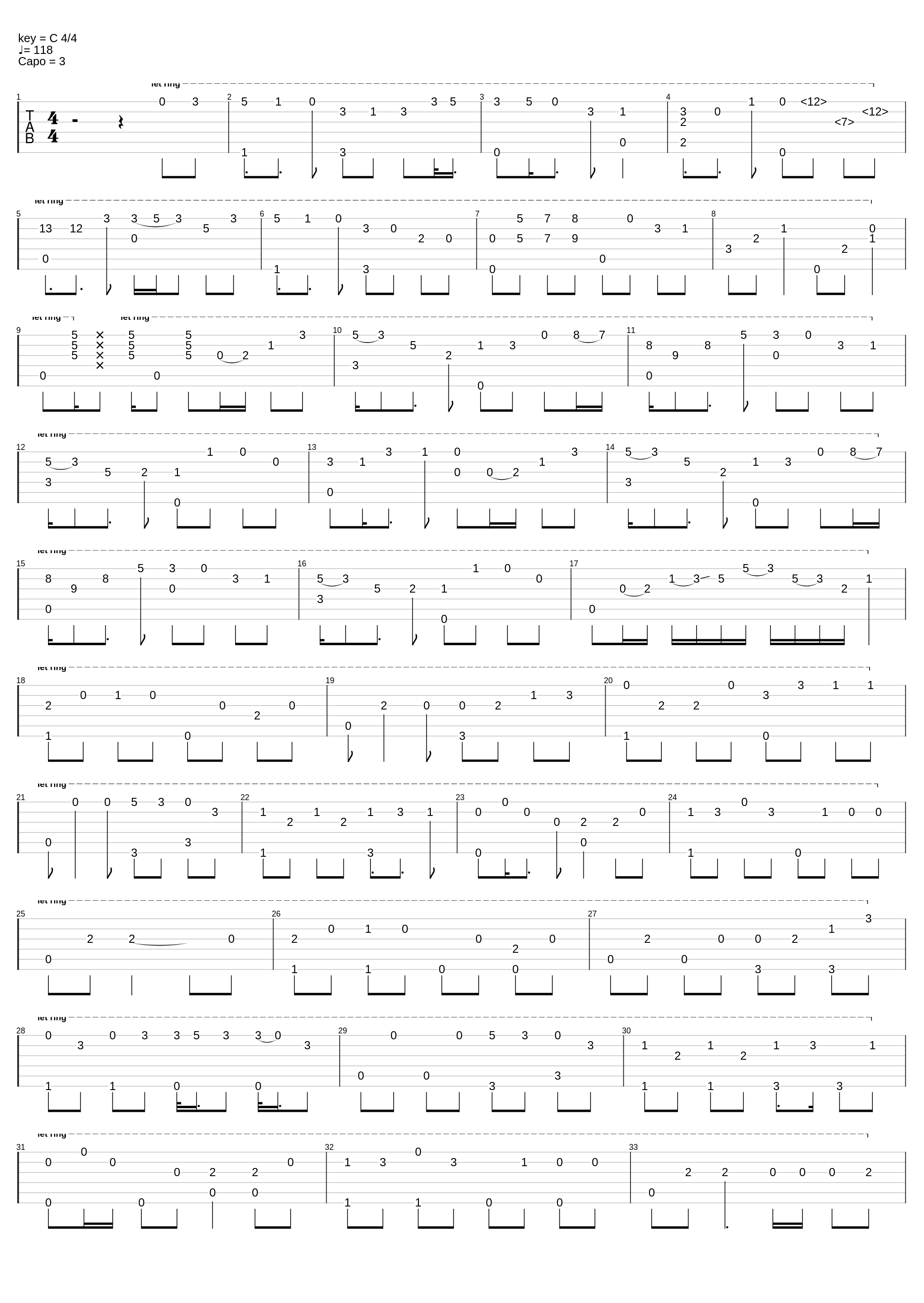 Yoru Ni Kakeru (Fingerstyle)_Yoasobi_1