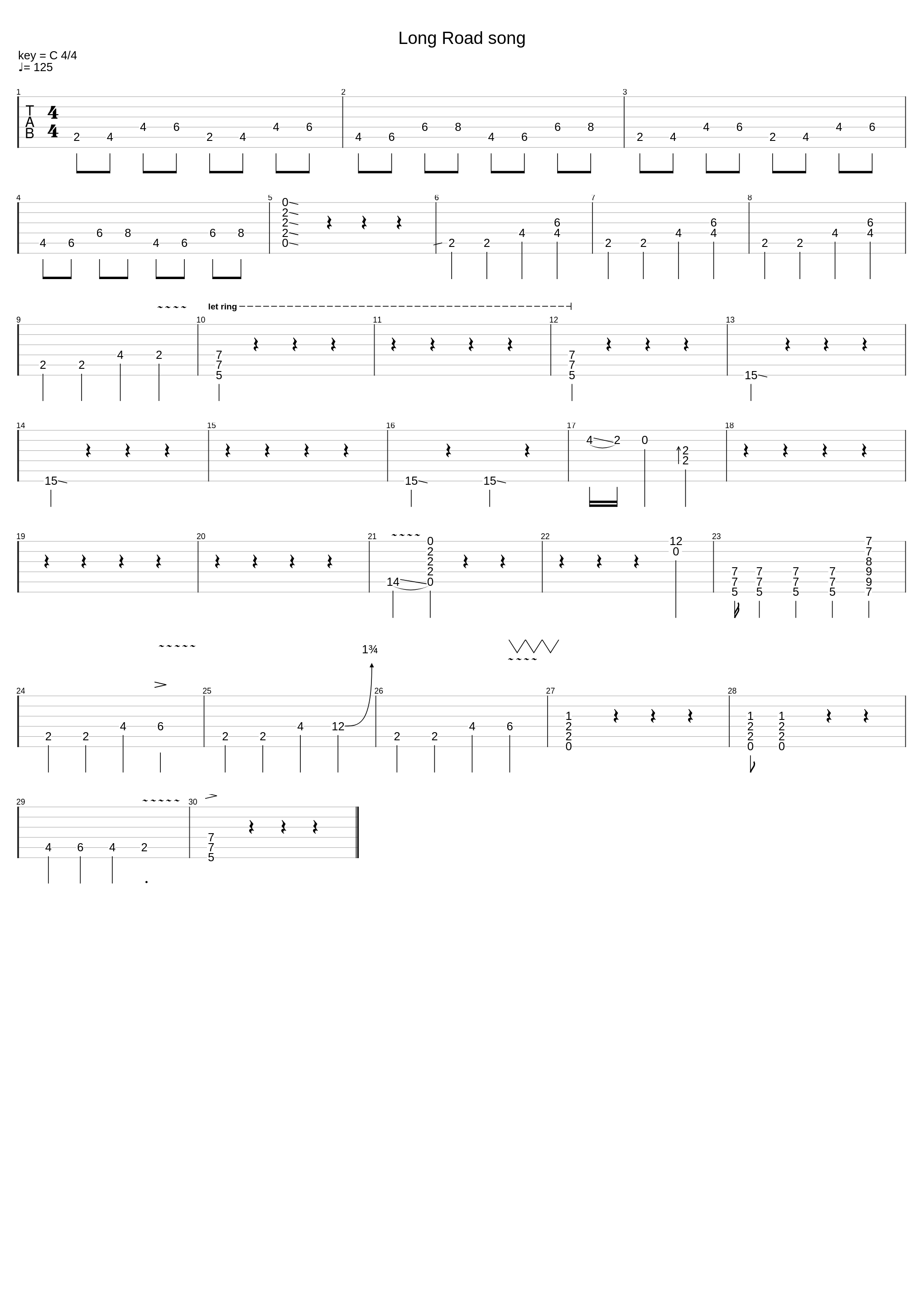 Long Road song_Alex Serg_1