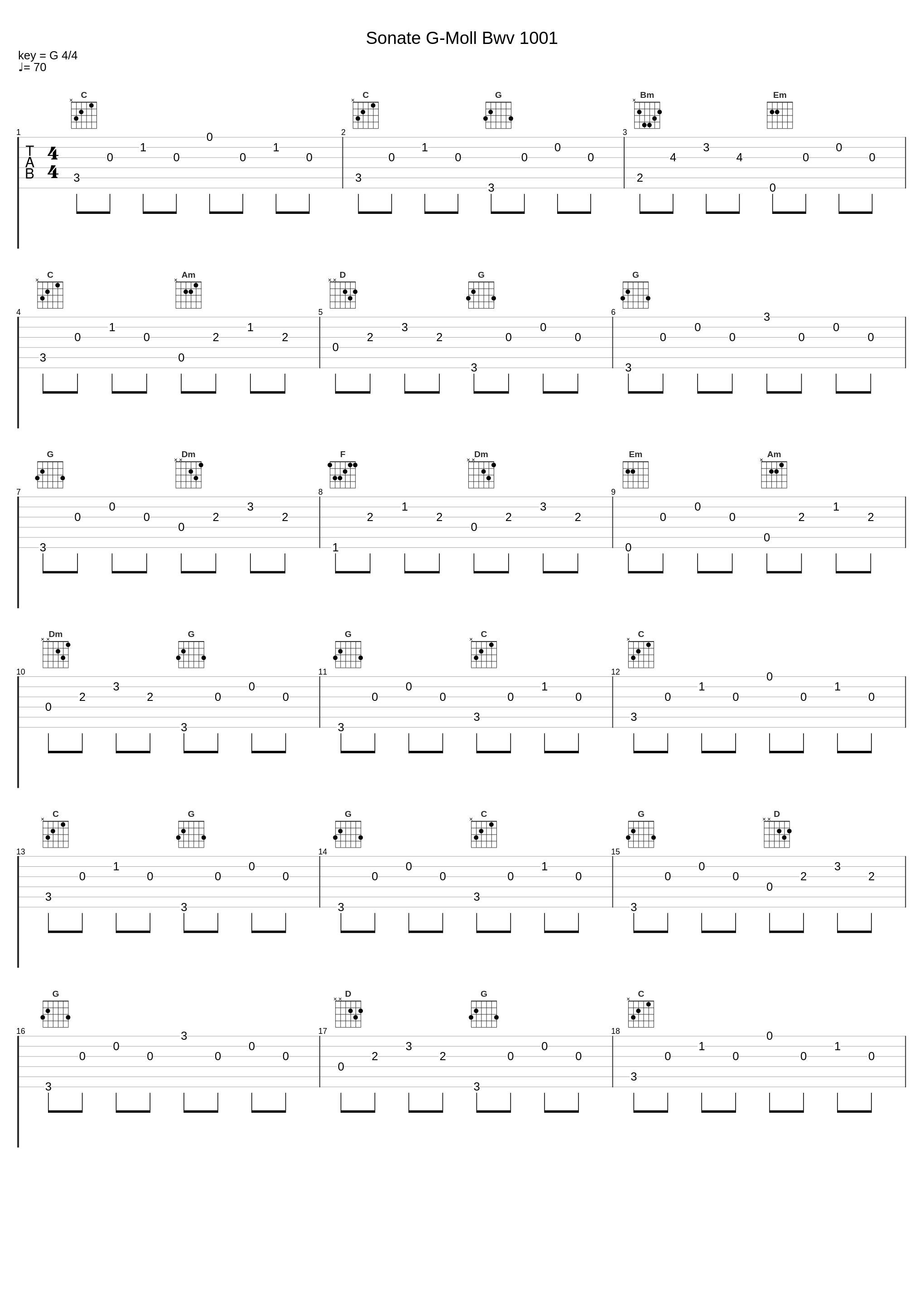 Sonate G-Moll Bwv 1001_Manuel Barrueco_1