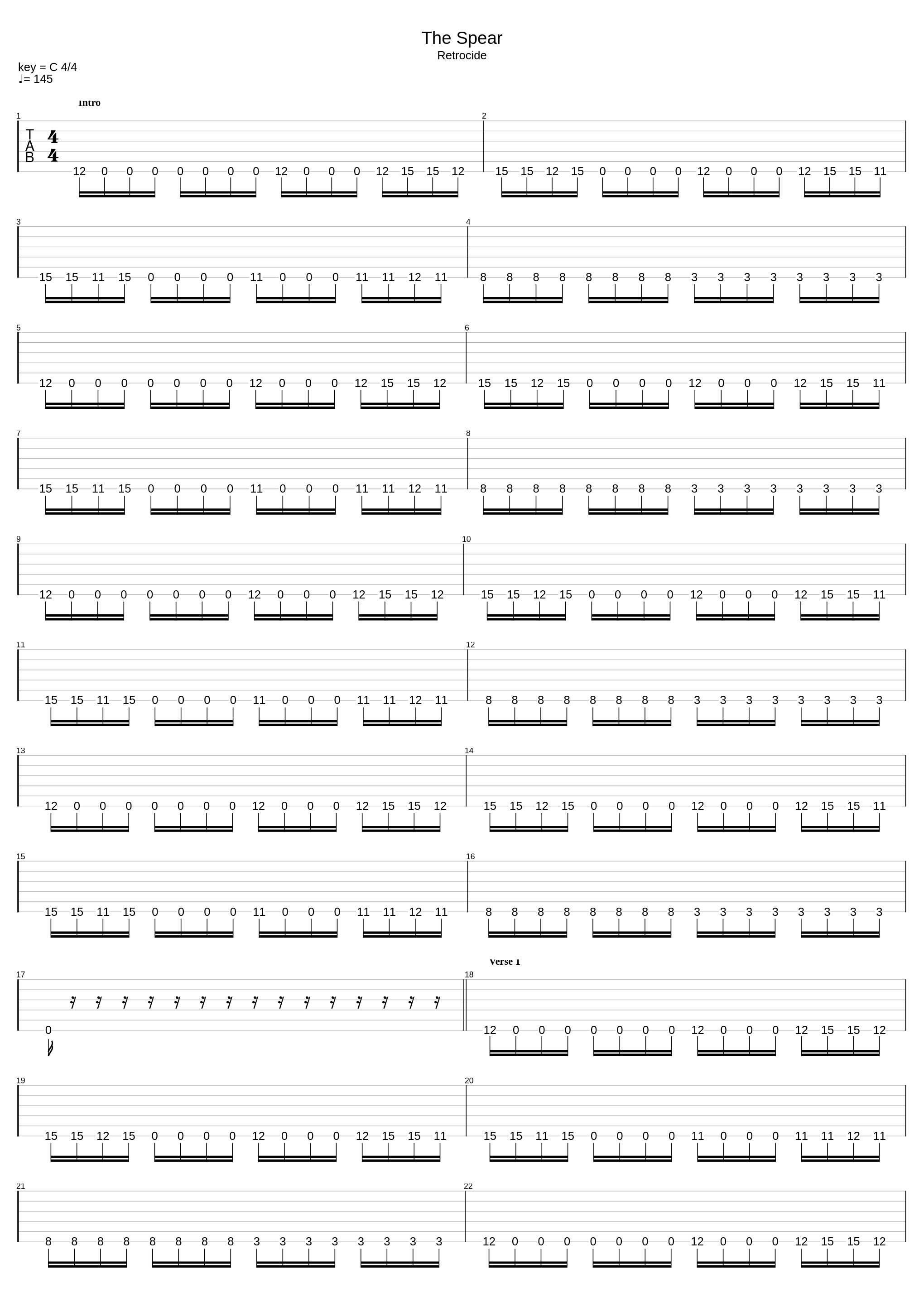 The spear_Zombies ate my girlfriend_1