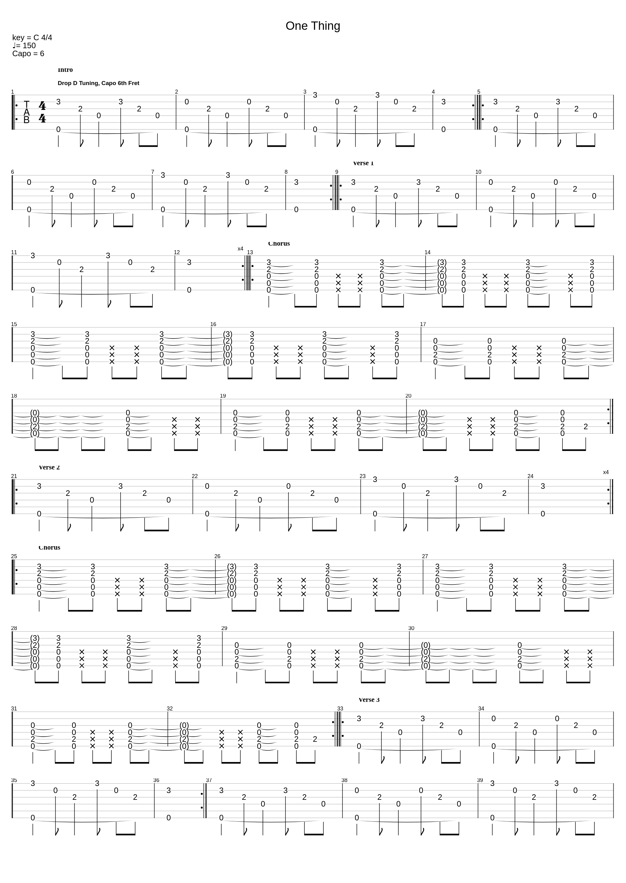 One Thing_Finger Eleven_1