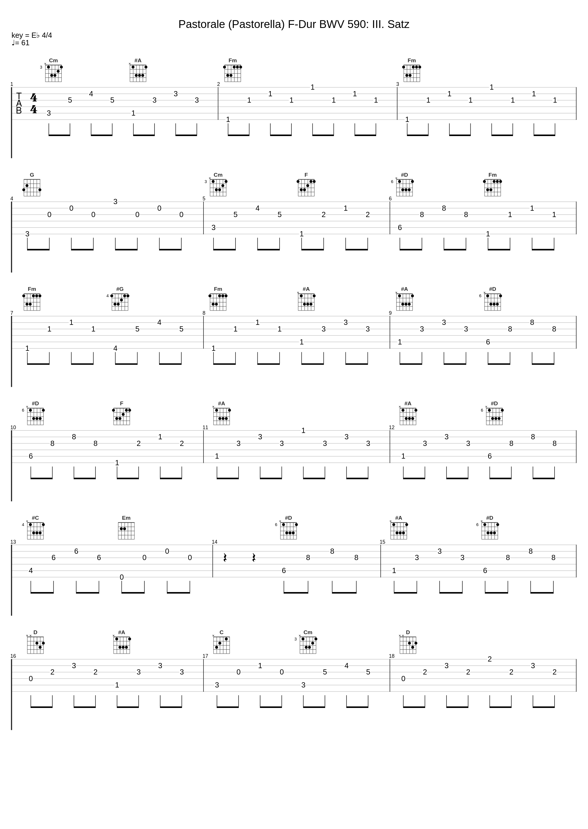 Pastorale (Pastorella) F-Dur BWV 590: III. Satz_Rolf Müller_1