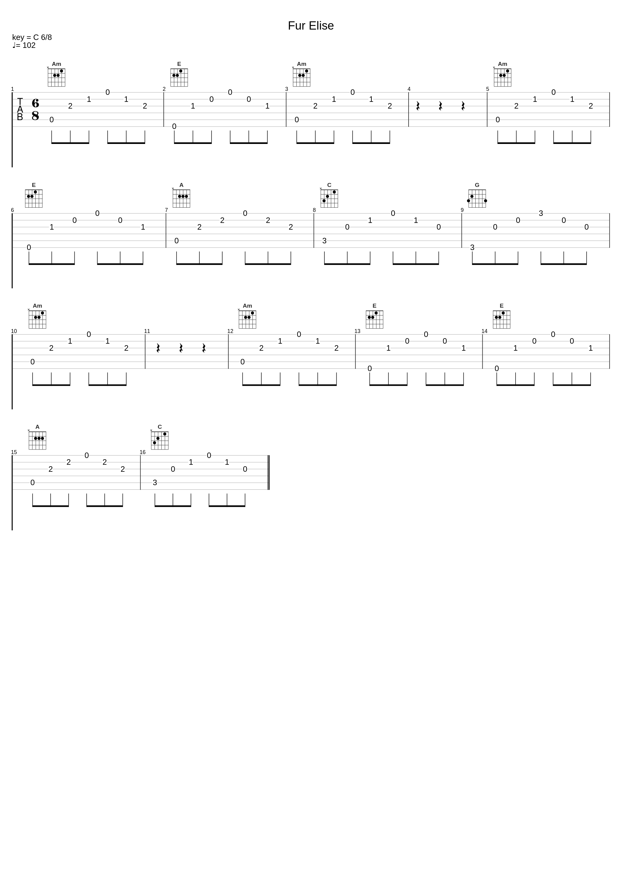 Fur Elise_Ludwig van Beethoven,Hugo Steurer,Piano_1