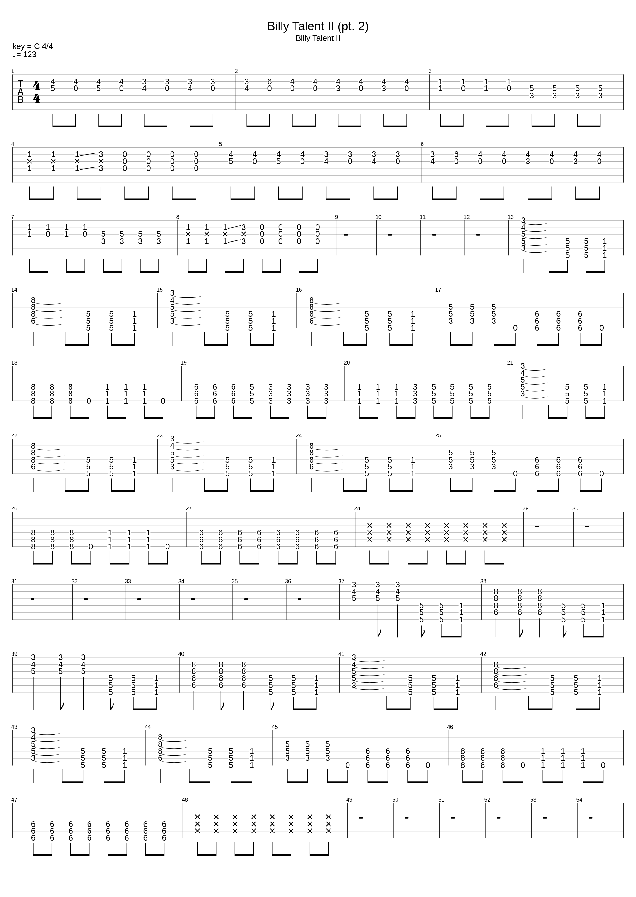 Billy Talent Ii Part 2_Billy Talent_1