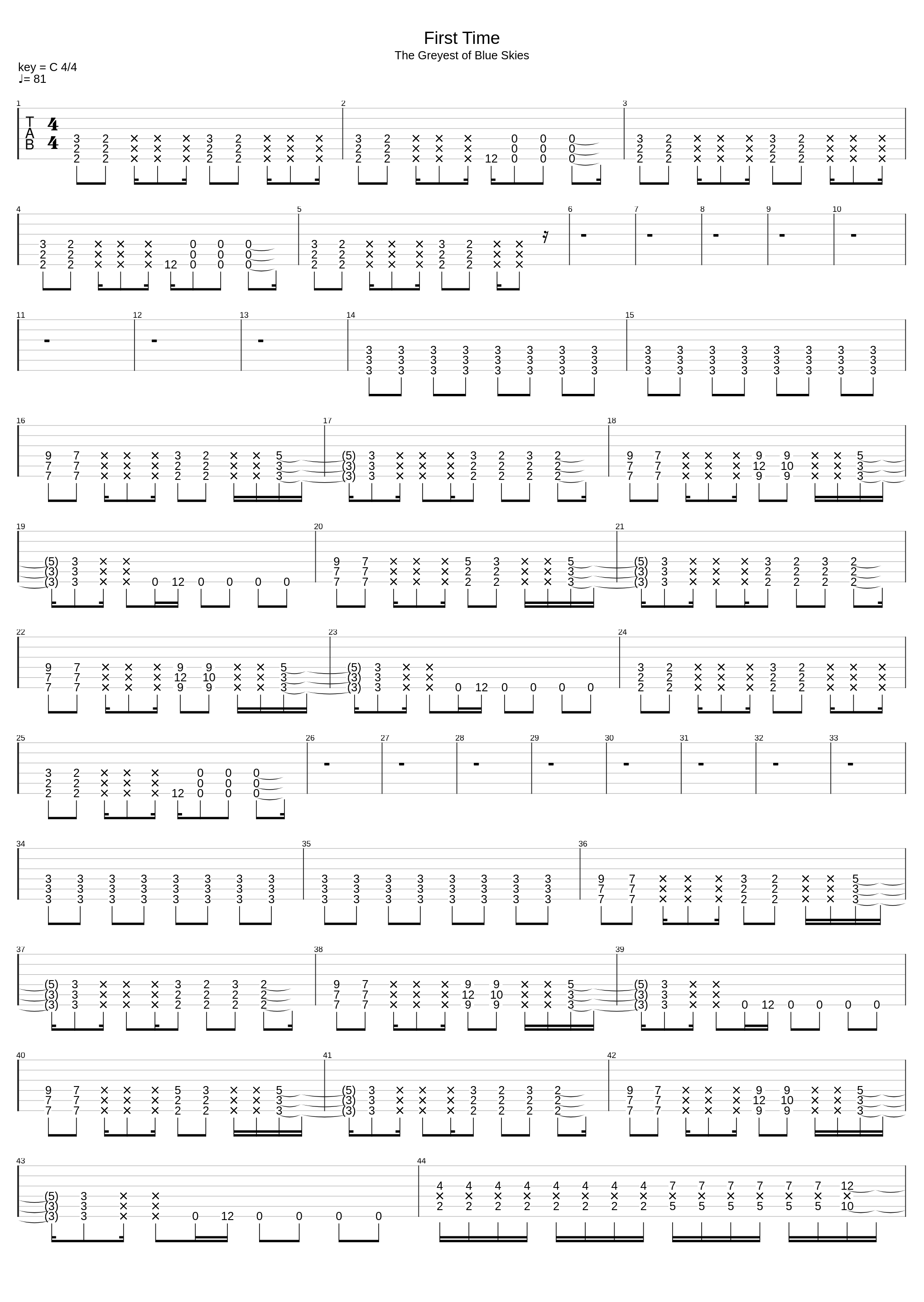 First Time_Finger Eleven_1