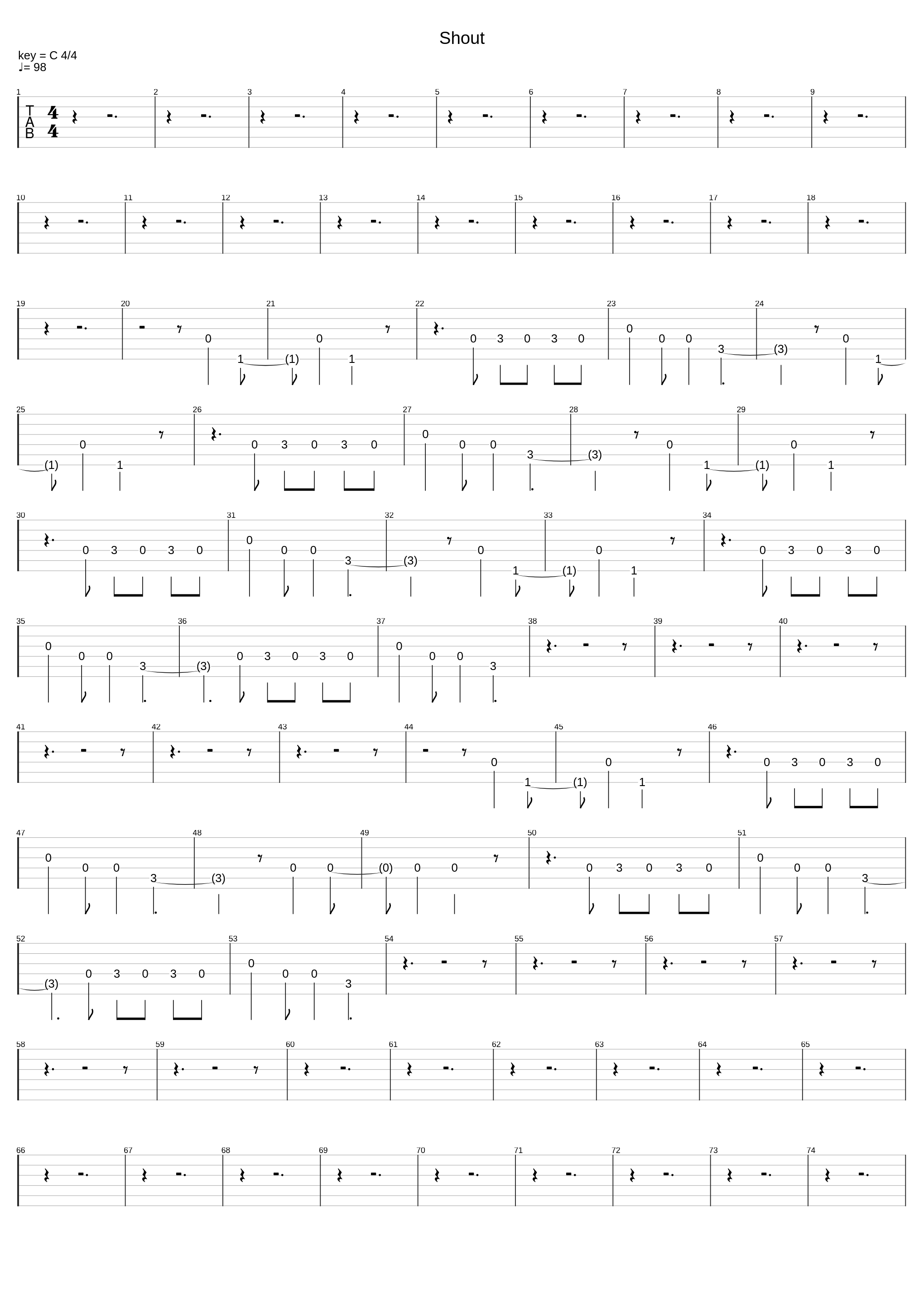 Shout (with solo guitar)_Tears For Fears_1