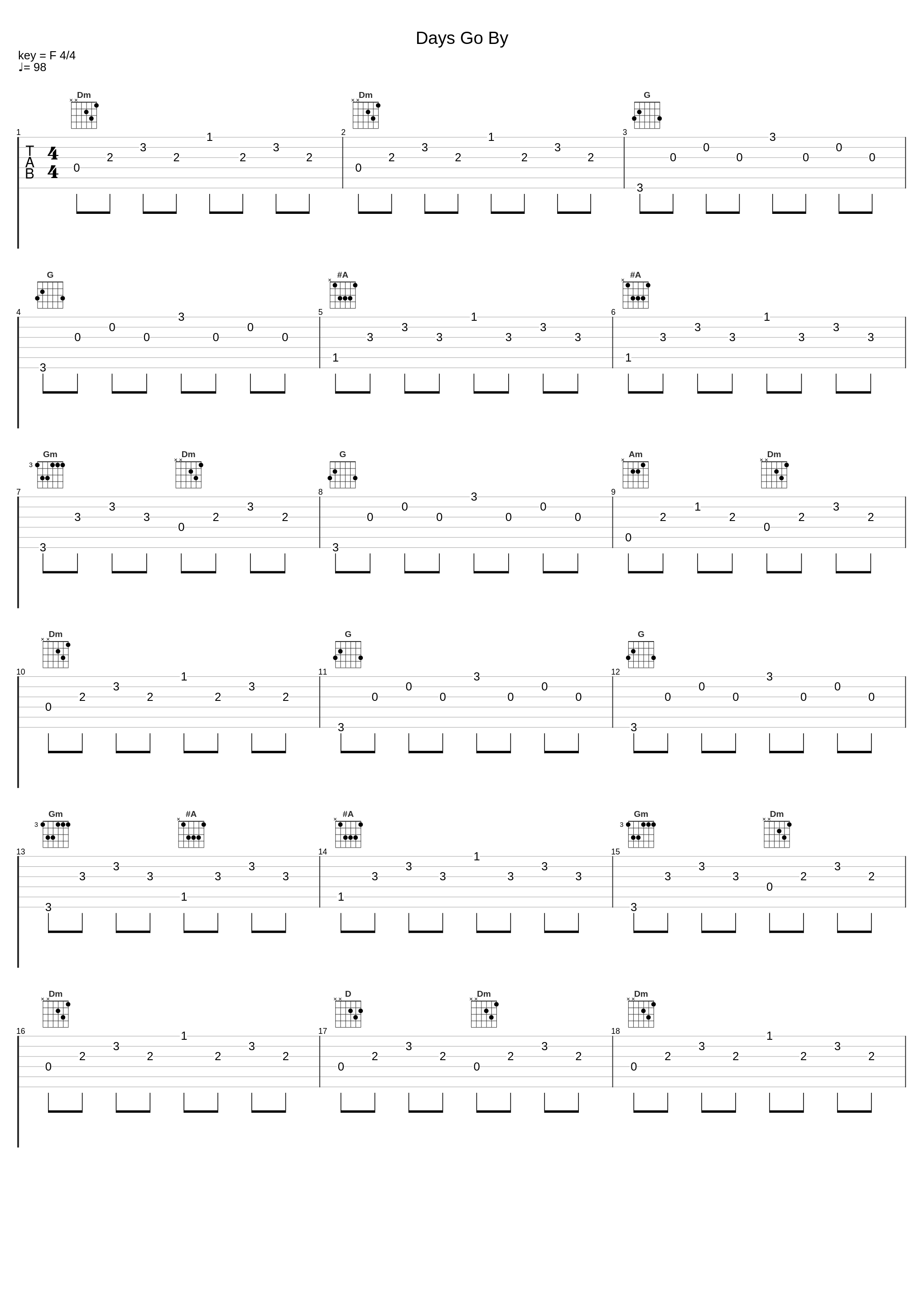 Days Go By_Blank & Jones,Coralie Clement_1