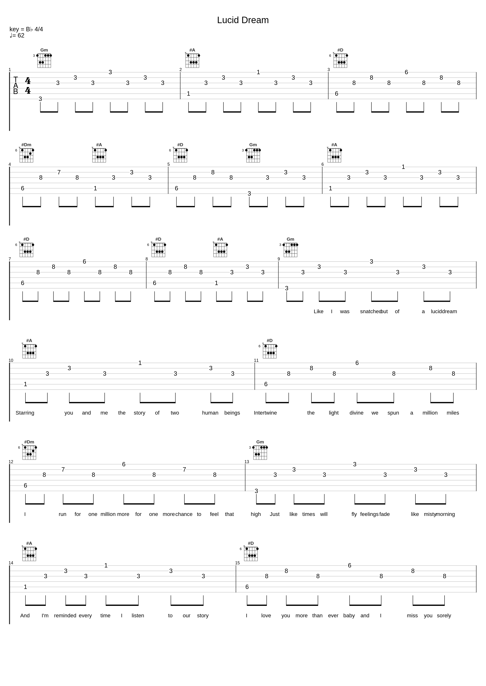 Lucid Dream_Chords_1