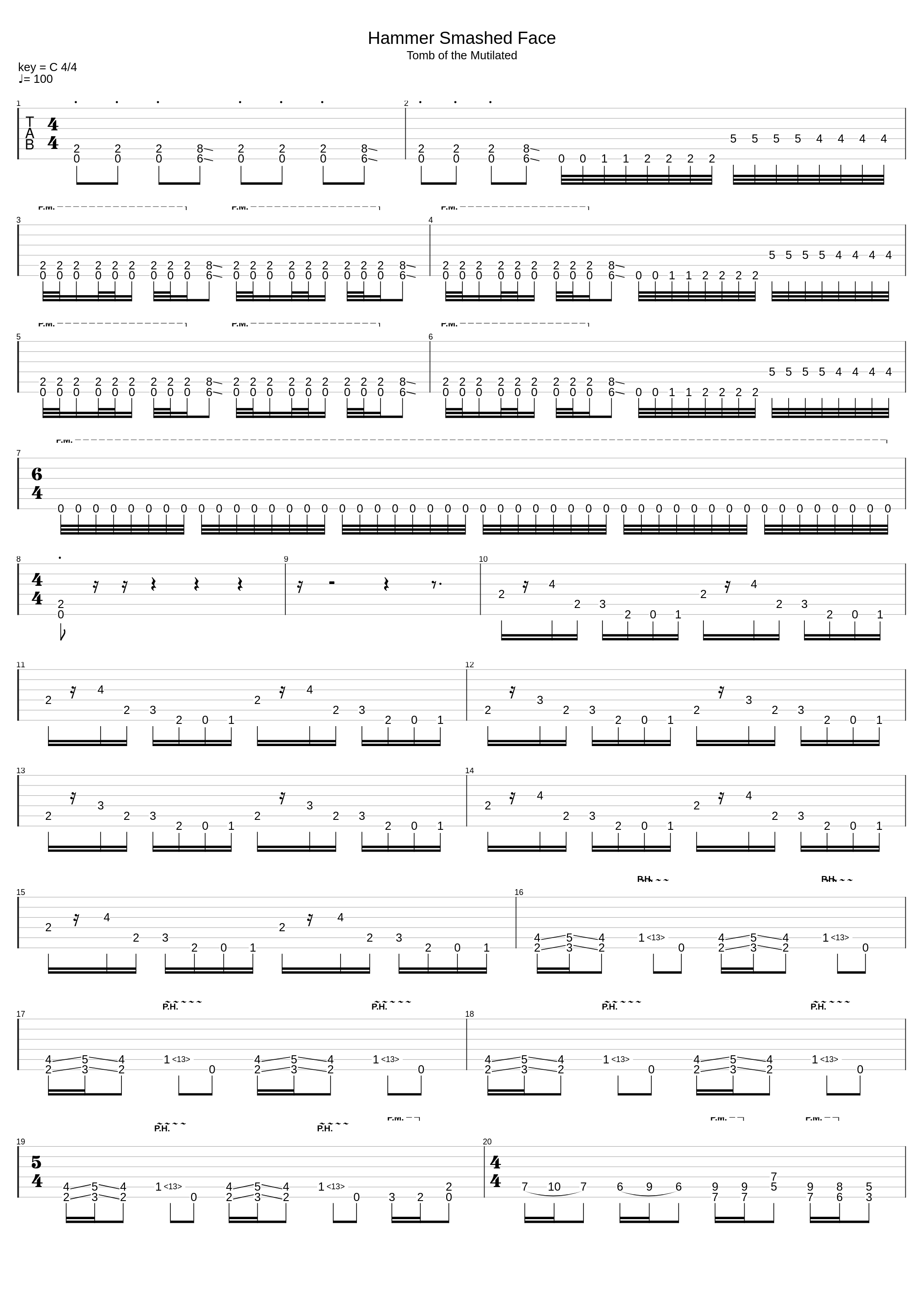 Hammer Smashed Face (Ver 3)_Cannibal Corpse_1