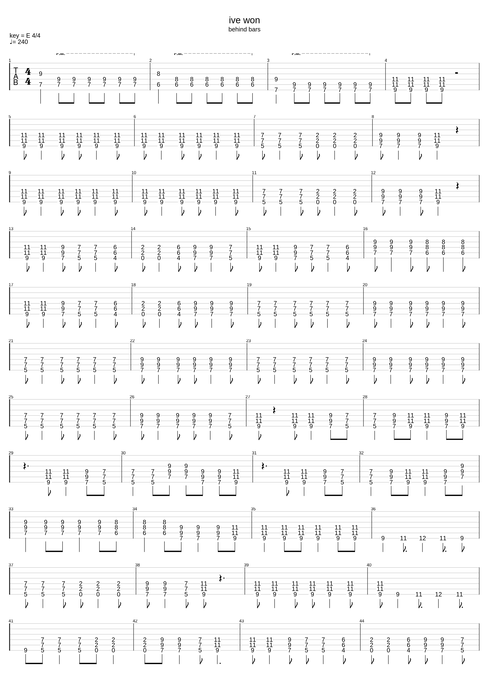 I've Won_88 Fingers Louie_1