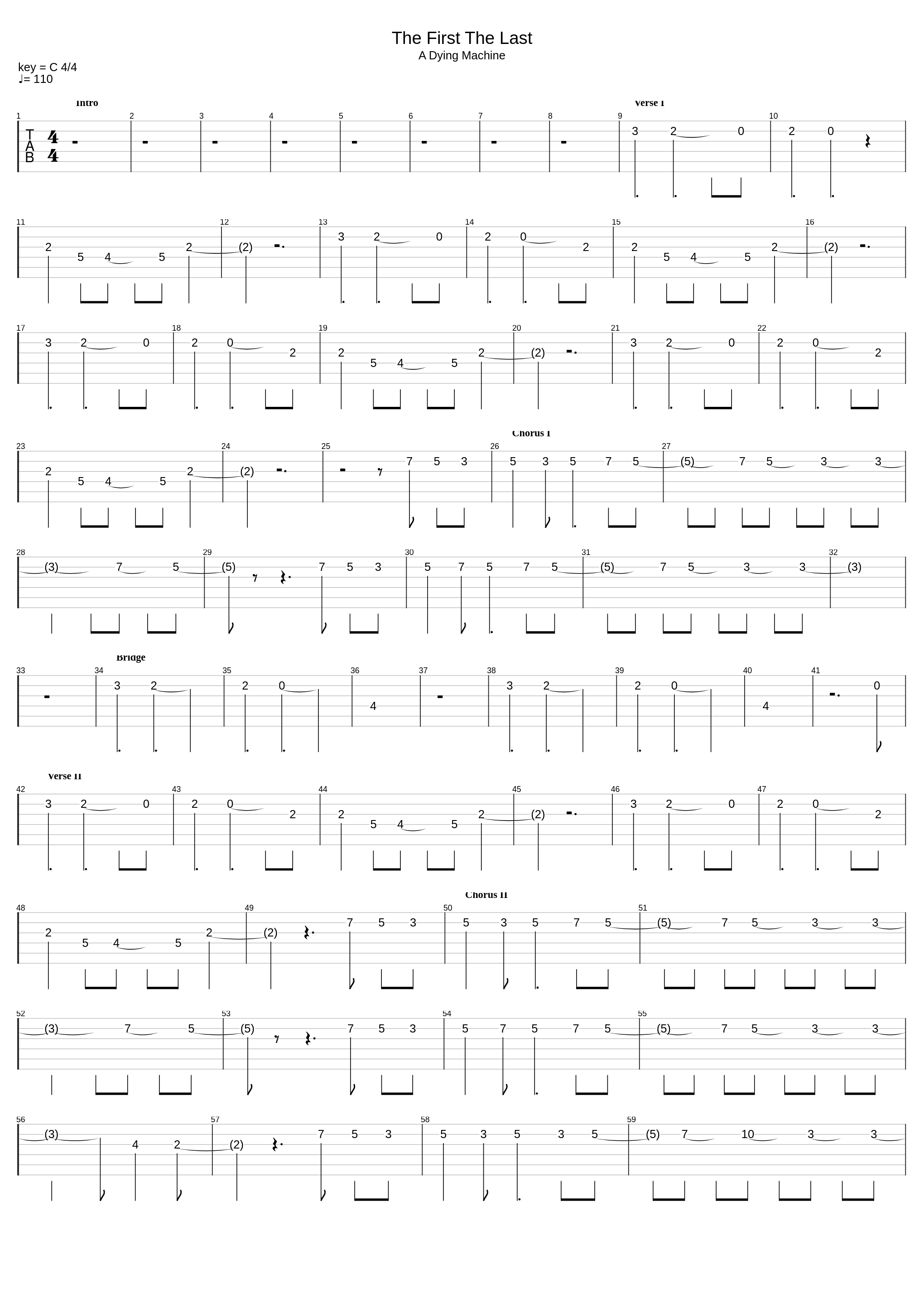 The First The Last_Tremonti_1