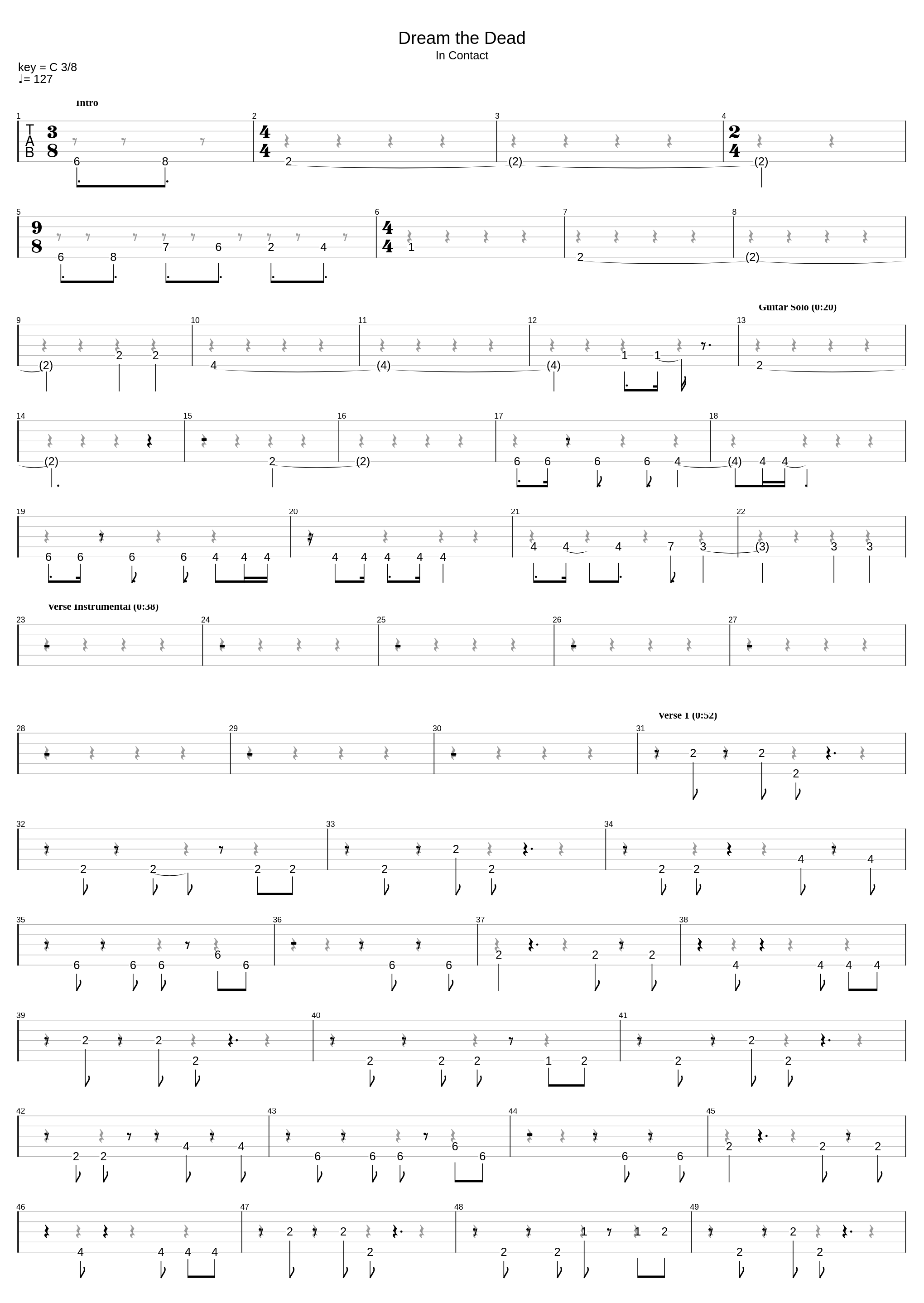 Dream the Dead_Caligula's Horse_1