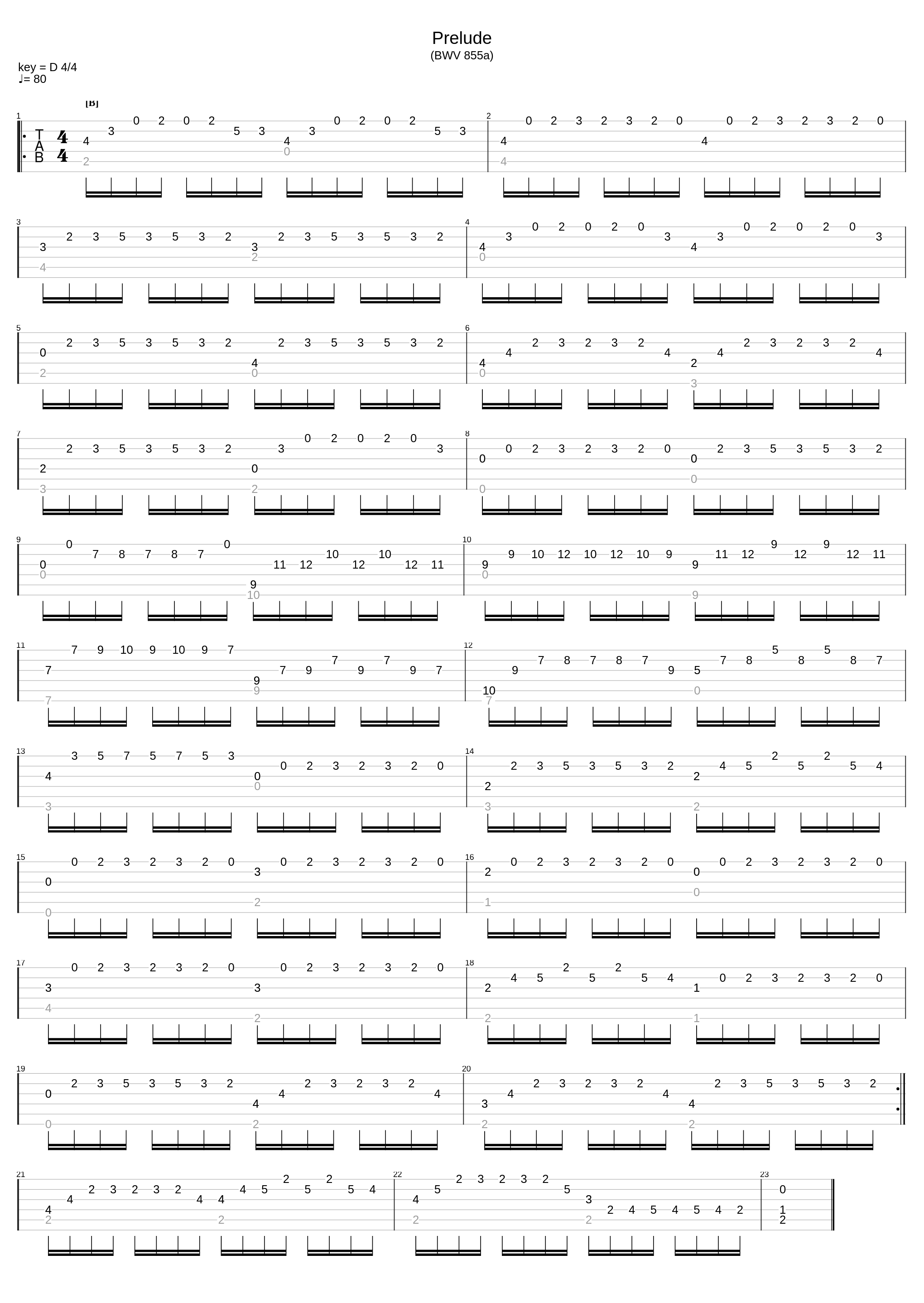 Partita n°2 Allemande_Bach_1