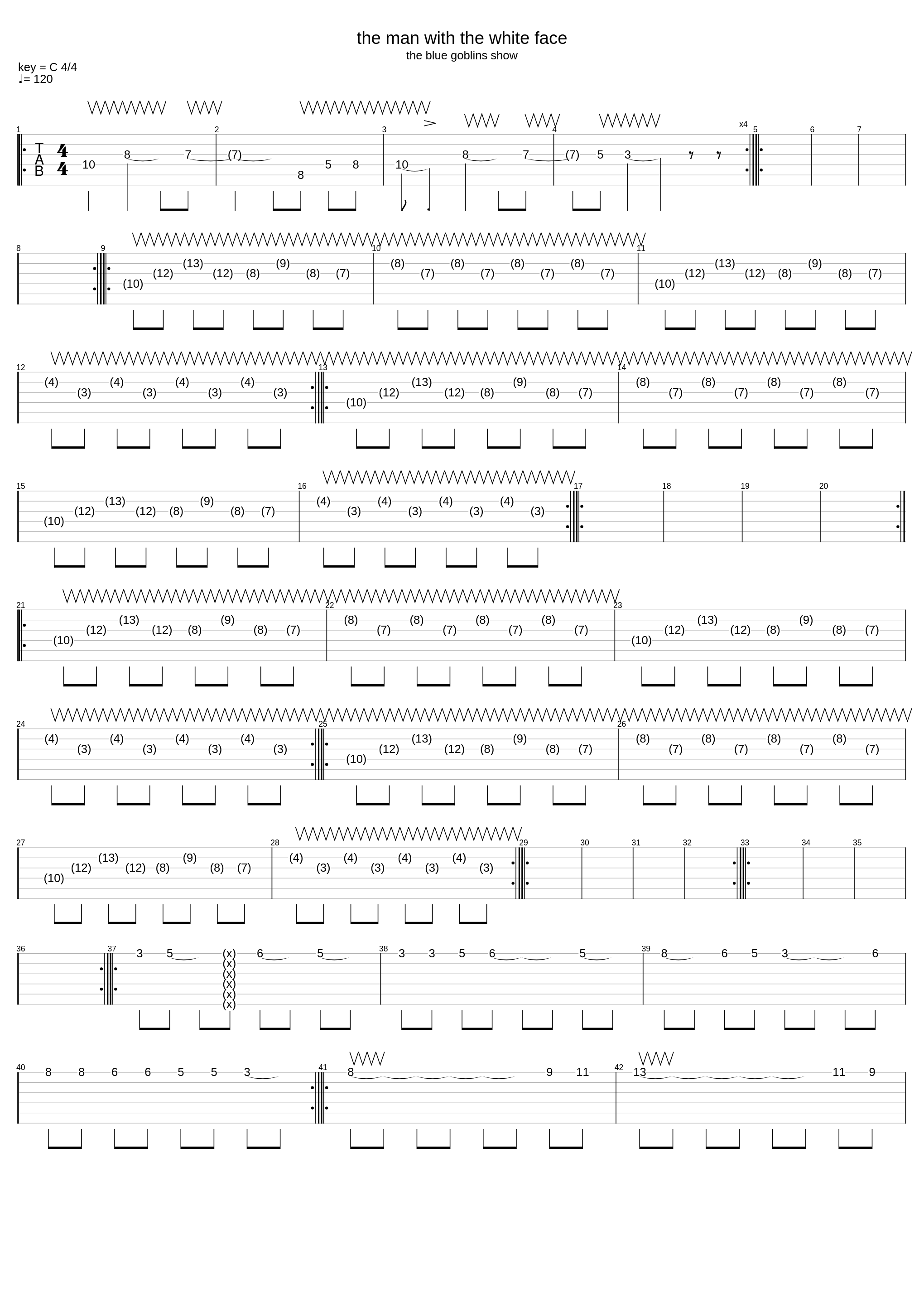 The Man With The White Face_Blue Goblins_1