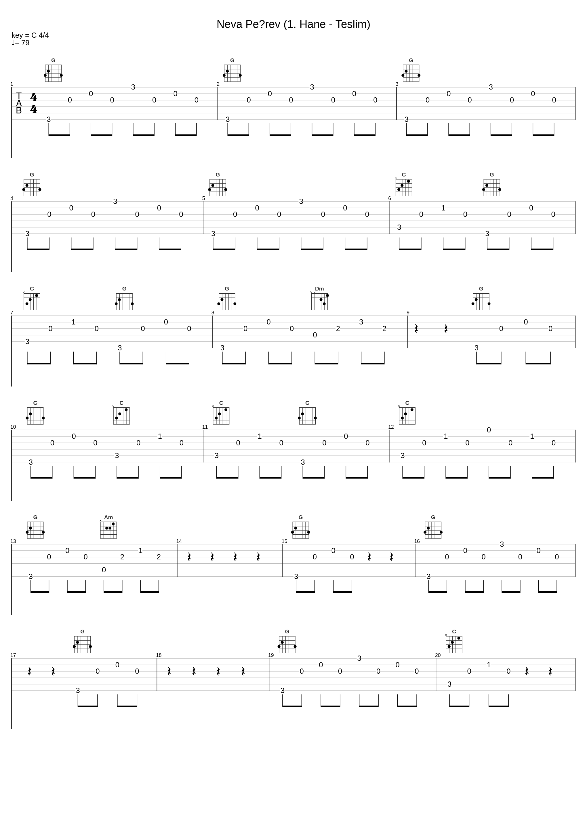 Neva Peşrev (1. Hane - Teslim)_Zeki Müren_1