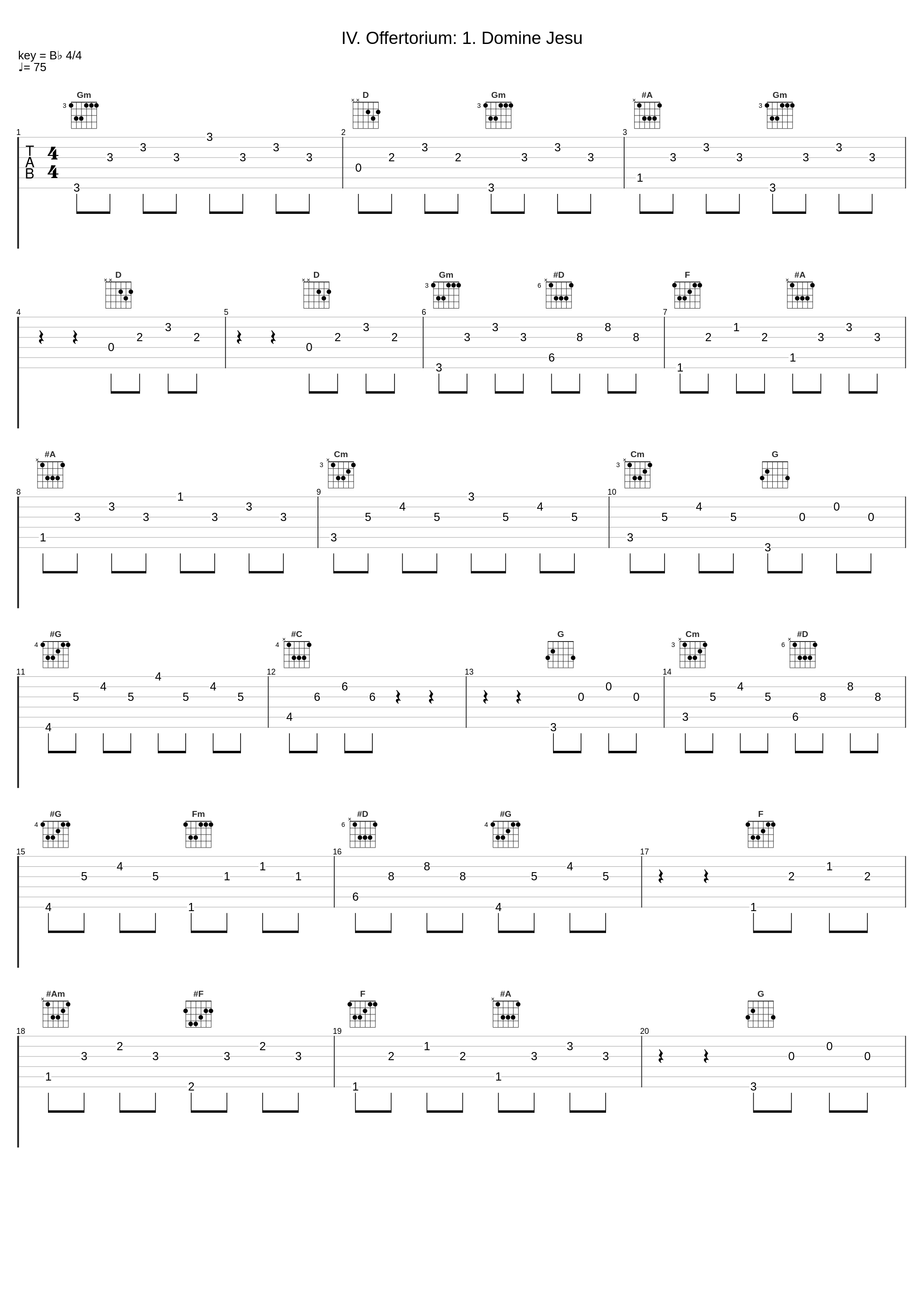 IV. Offertorium: 1. Domine Jesu_Carlo Maria Giulini_1