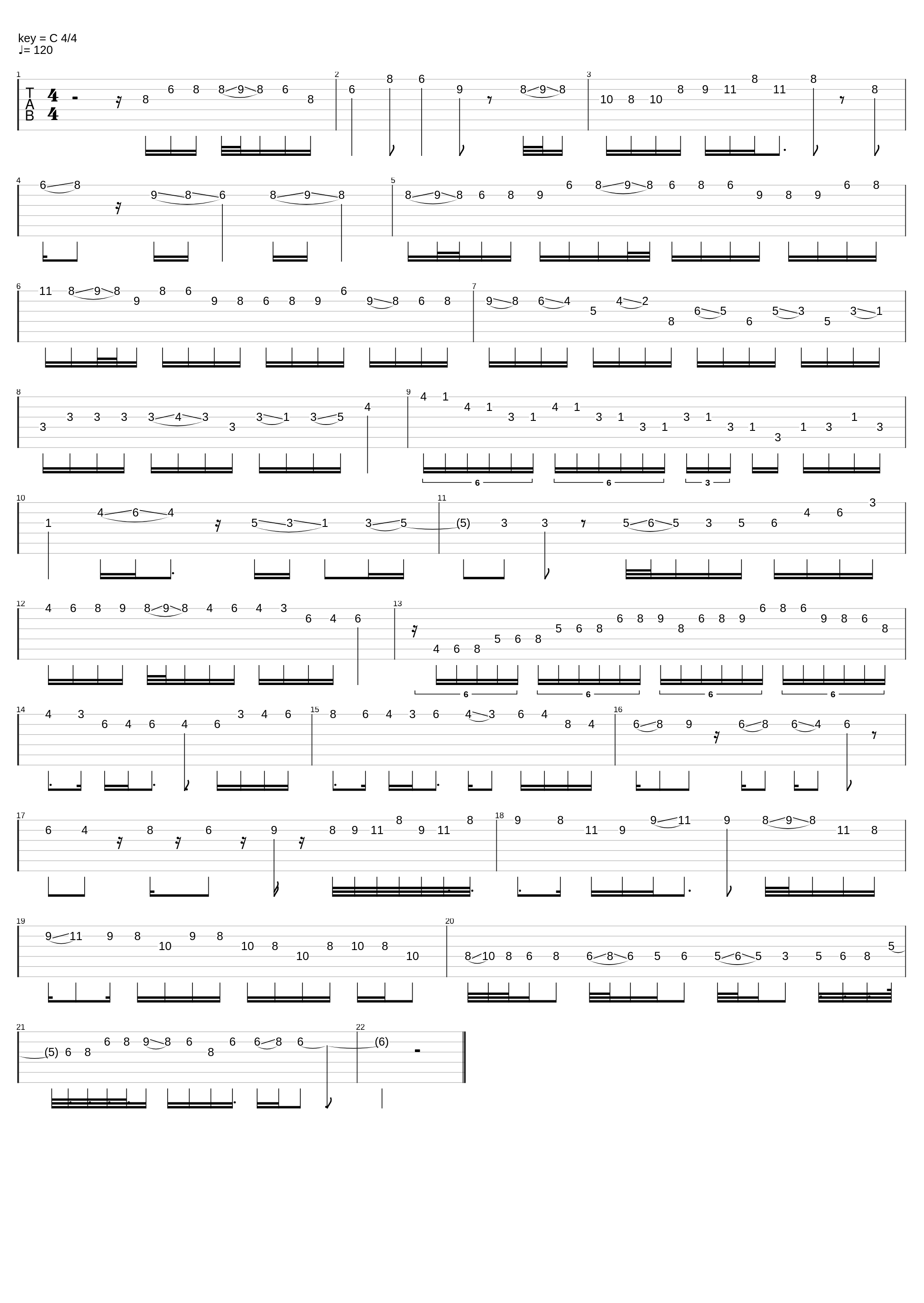 Faz Chover_Oficina G3 Tabs_1
