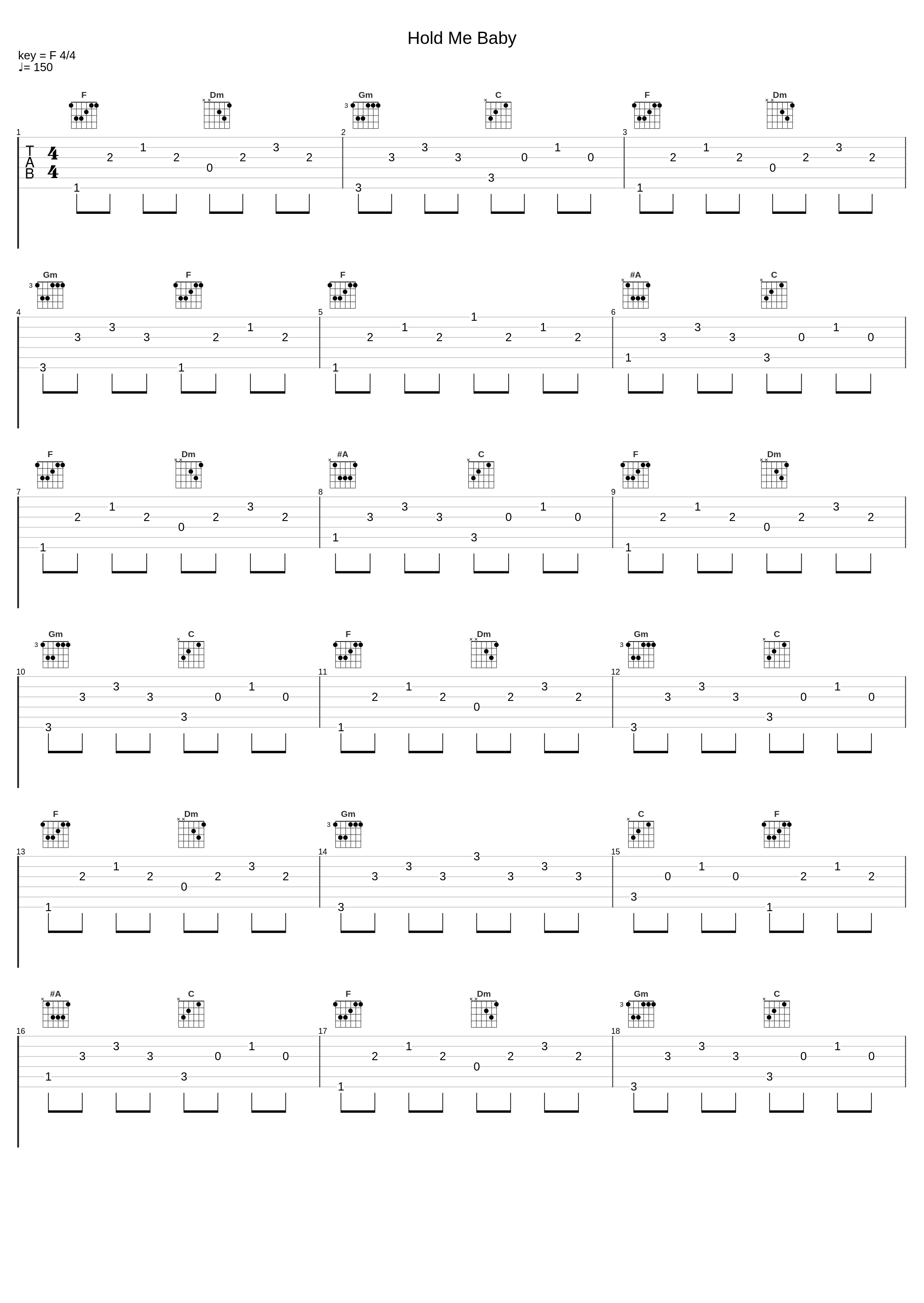 Hold Me Baby_The Chords_1