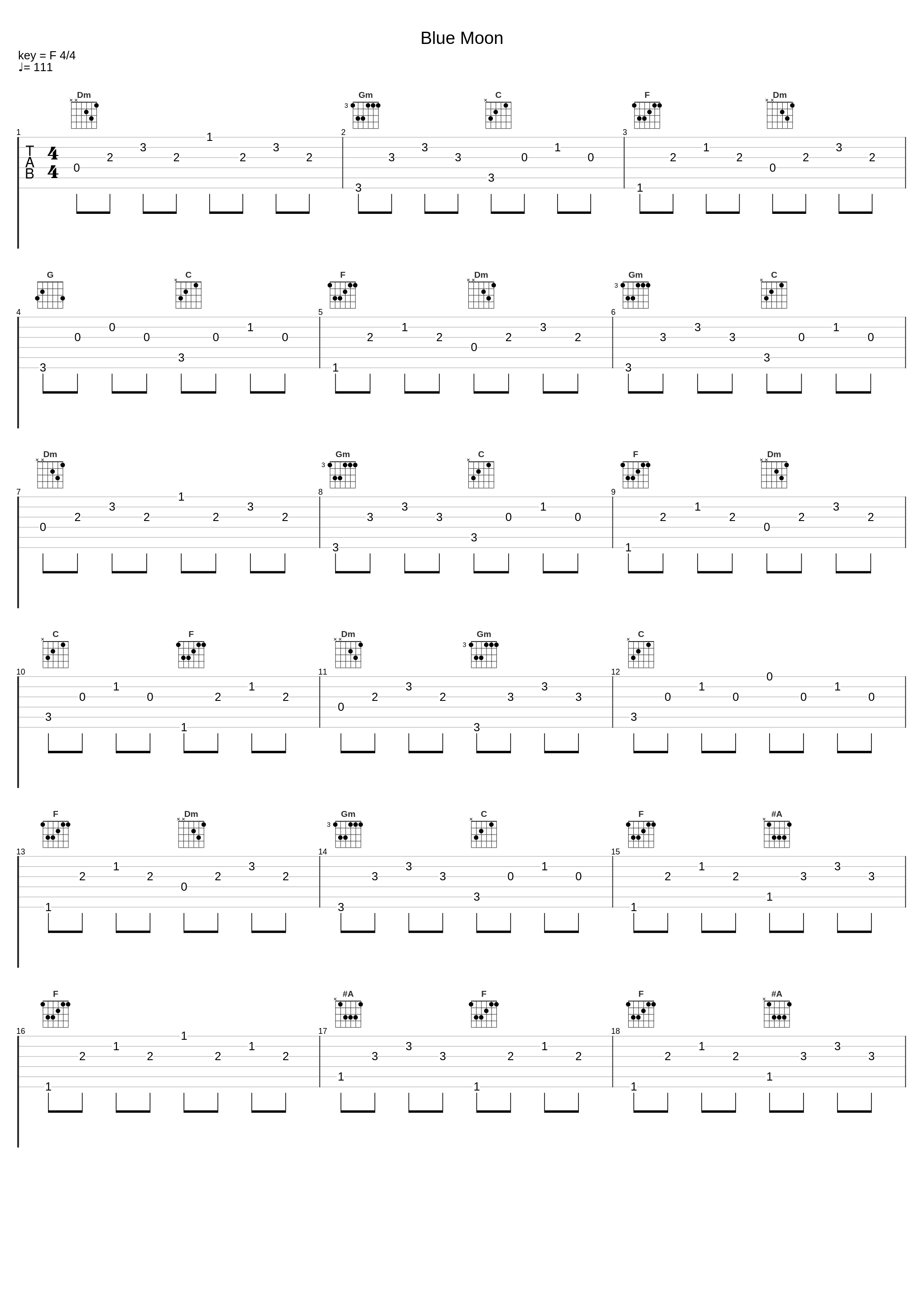 Blue Moon_The Chords_1