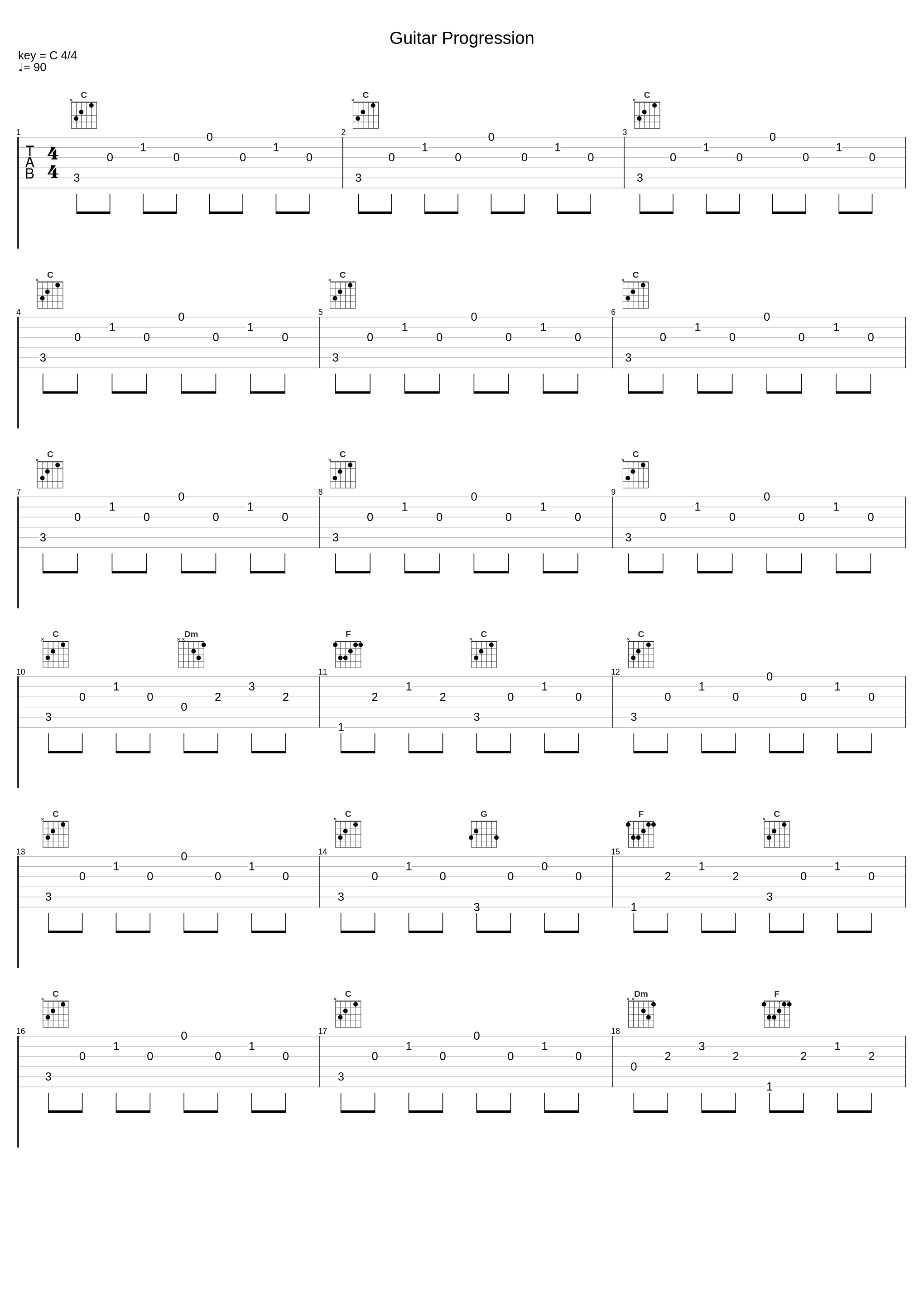 Guitar Progression_Bob Bradley_1